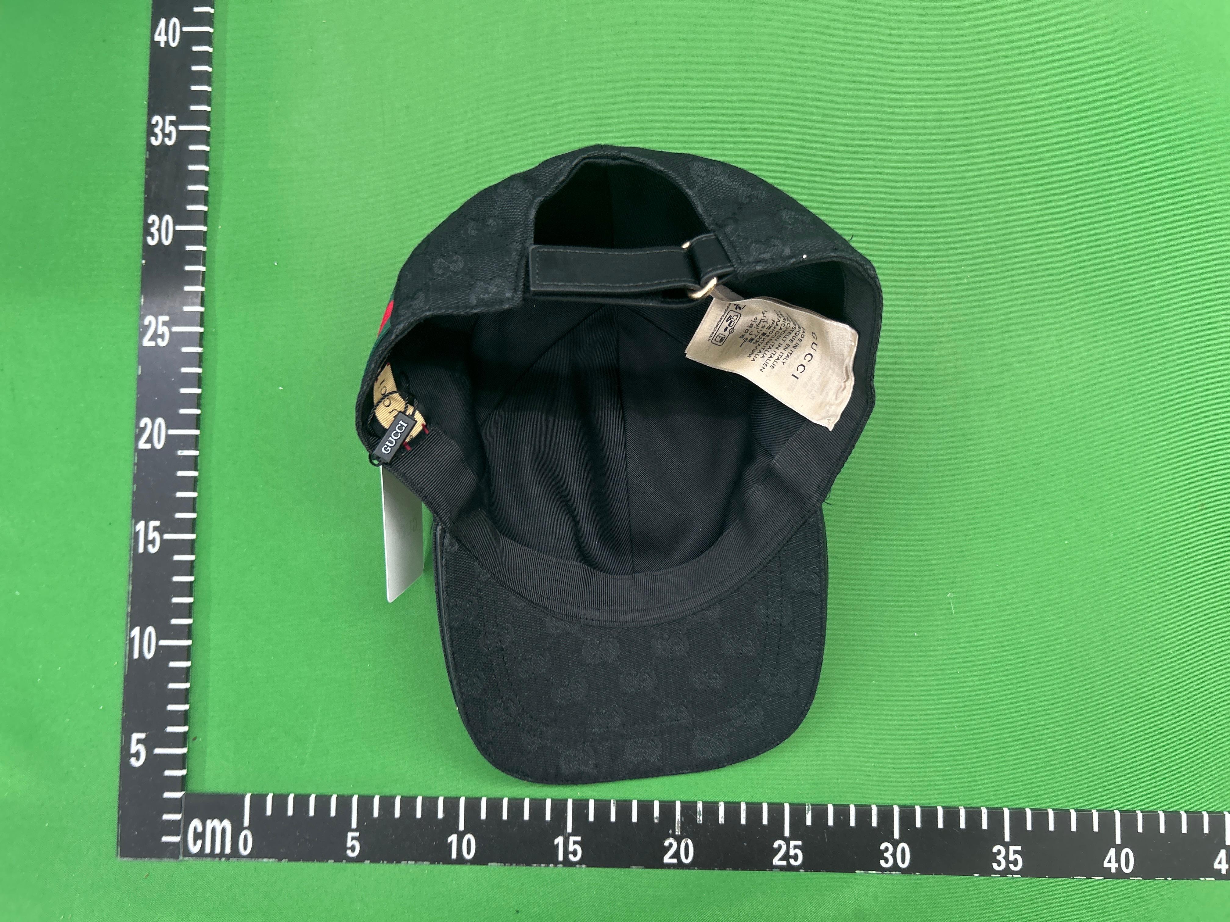 Foto QC 2 de Gucci Original GG Canvas Web Cap Beige