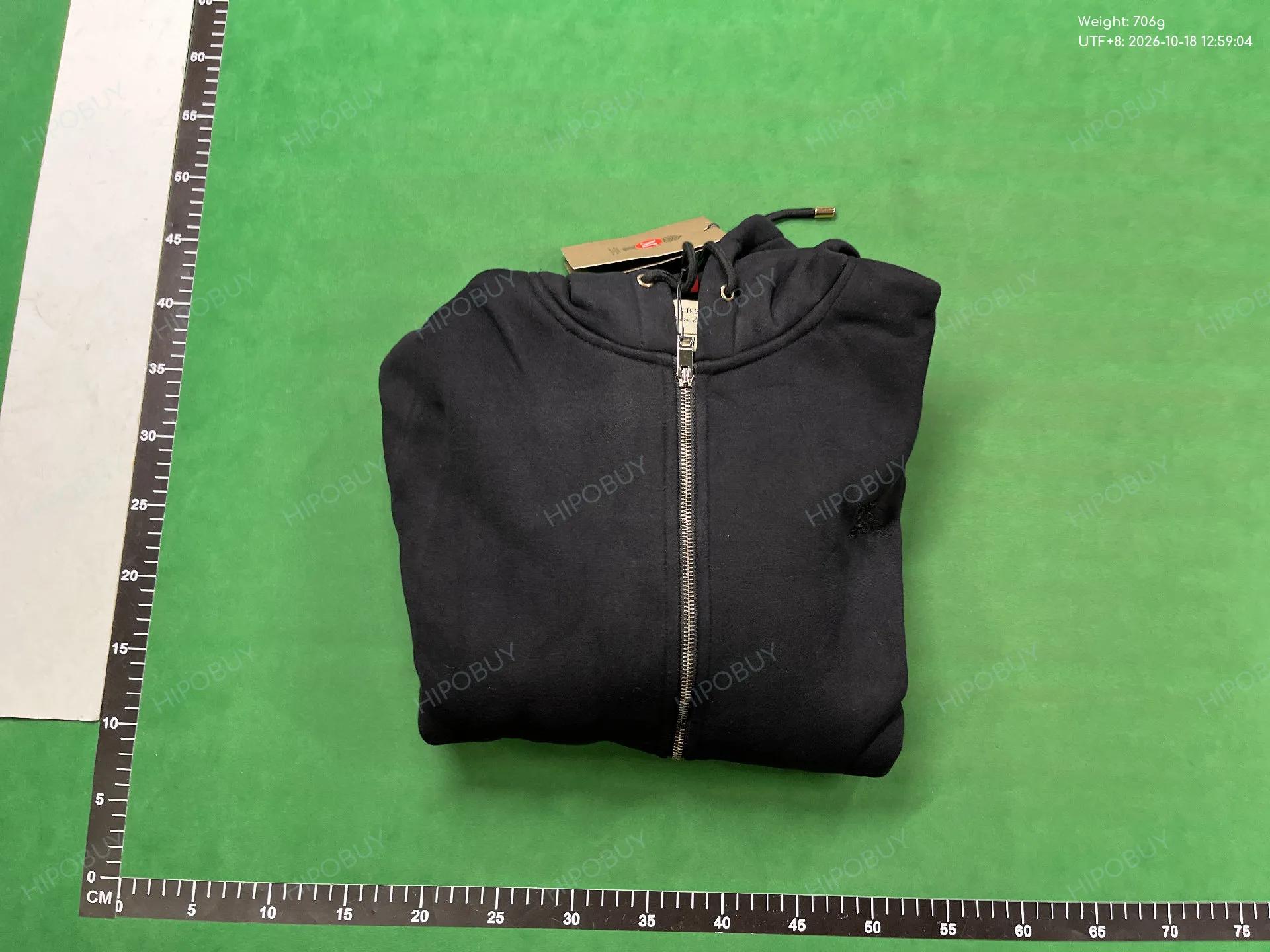 Foto QC 4 de Burberry Hooded Jacket Check Lined Black