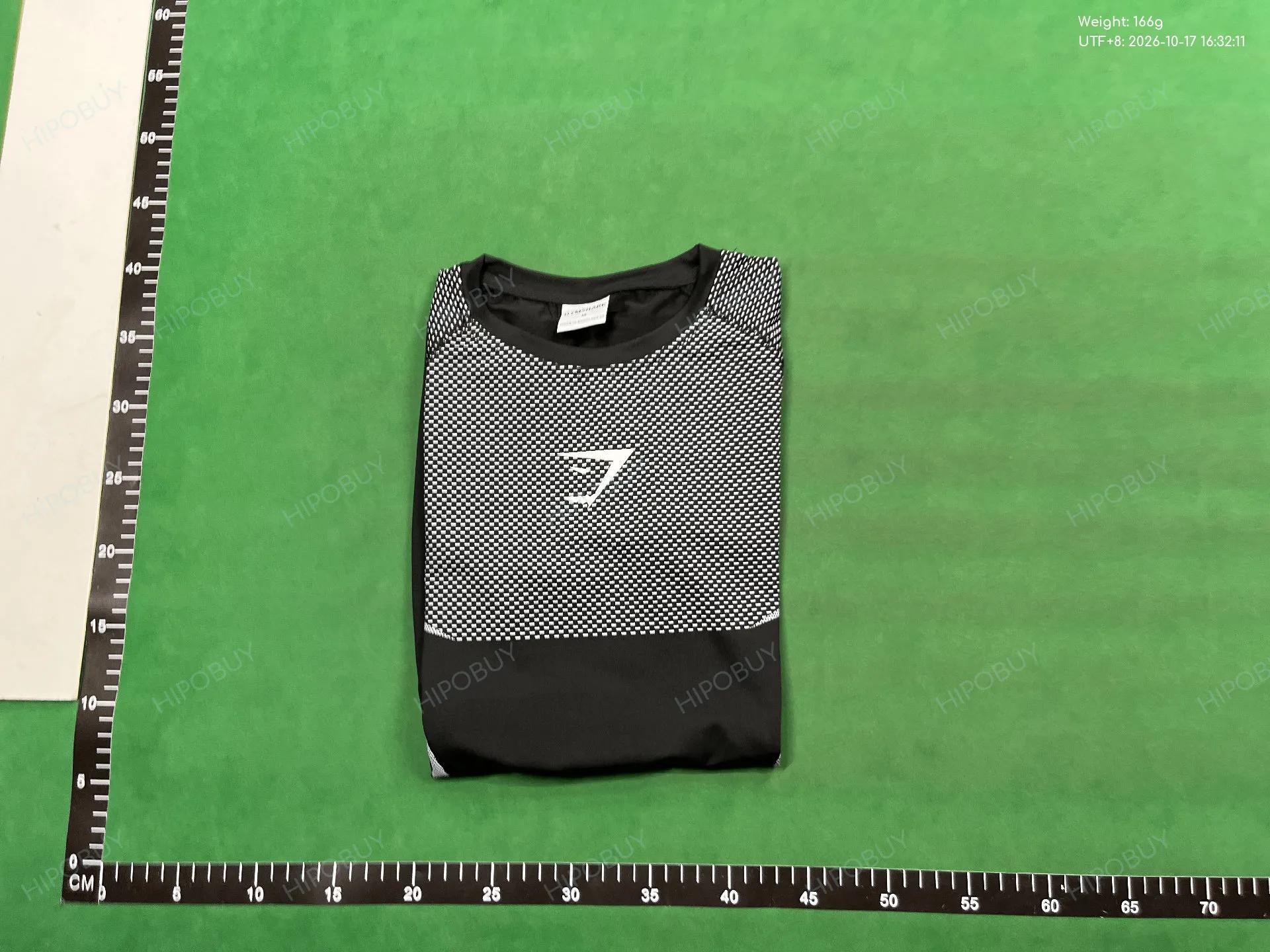 Foto QC 4 de Gymshark T-shirt Shark Logo Mesh Black Teal