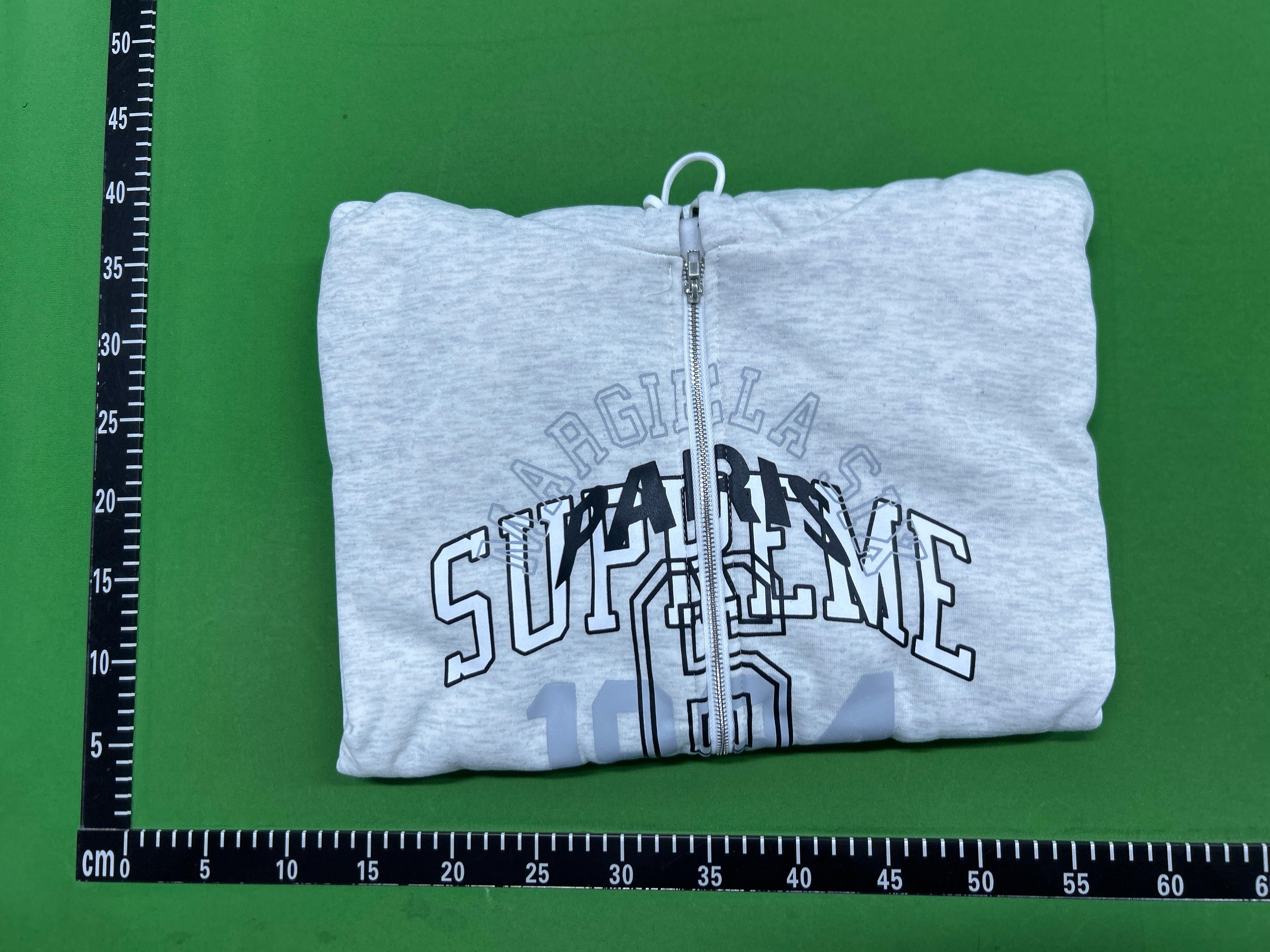 Foto QC 1 de Supreme MM6 Maison Margiela Hoodie Zip Up 1994 Heather Grey
