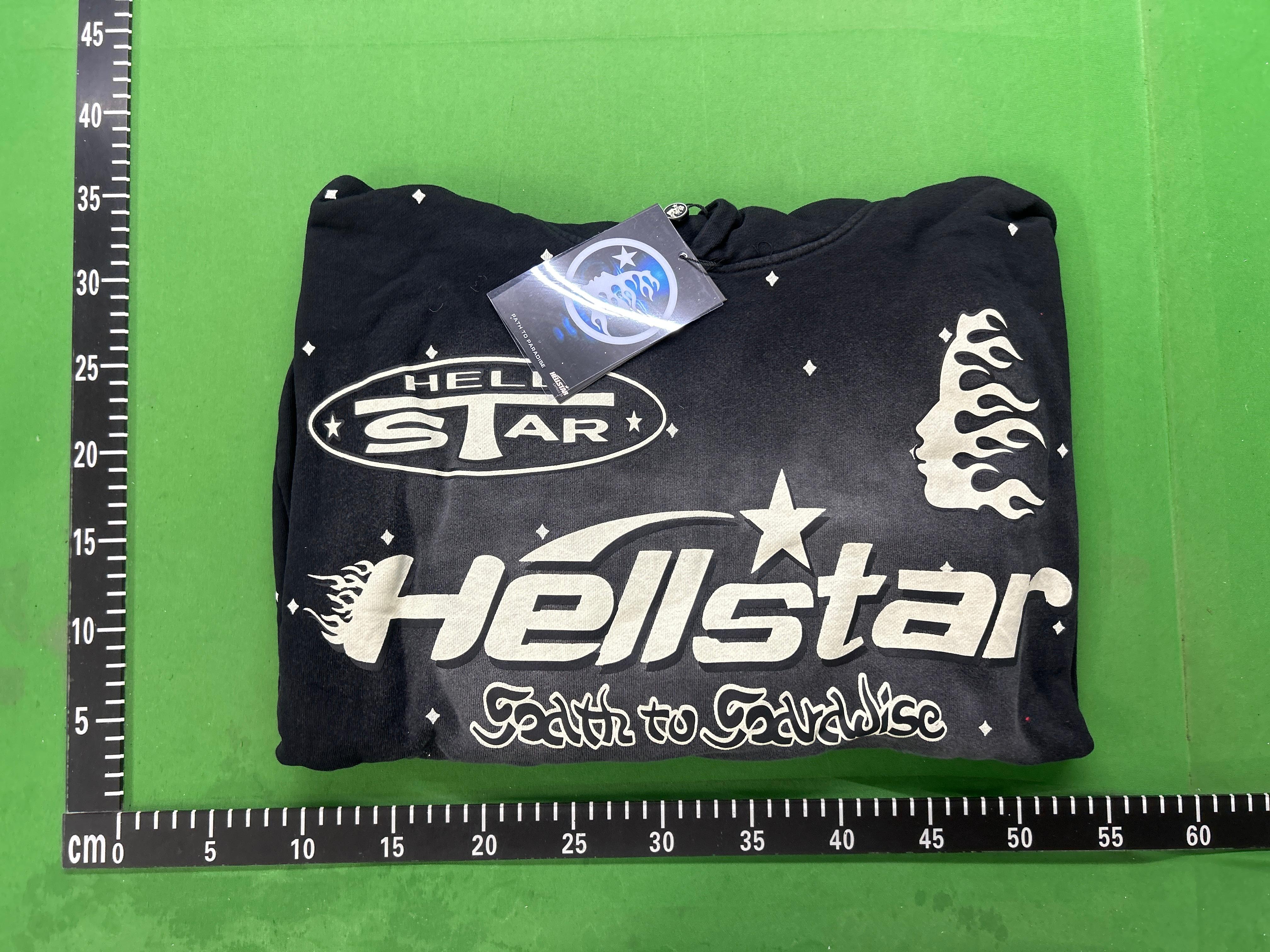 Foto QC 3 de Hellstar Hoodie Faith to Paradise Washed Black