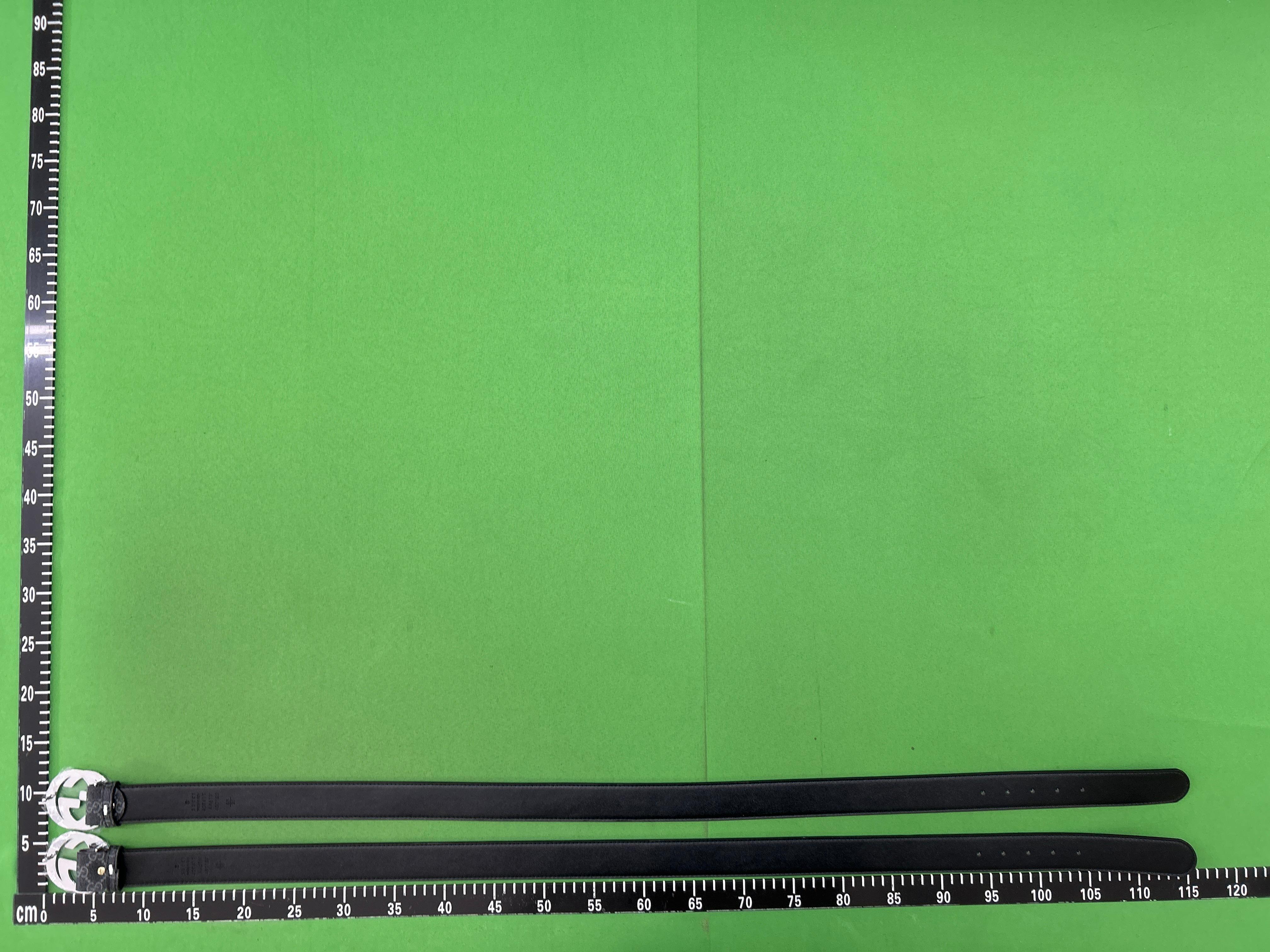 Foto QC 4 de Gucci Interlocking G Belt Black GG Supreme