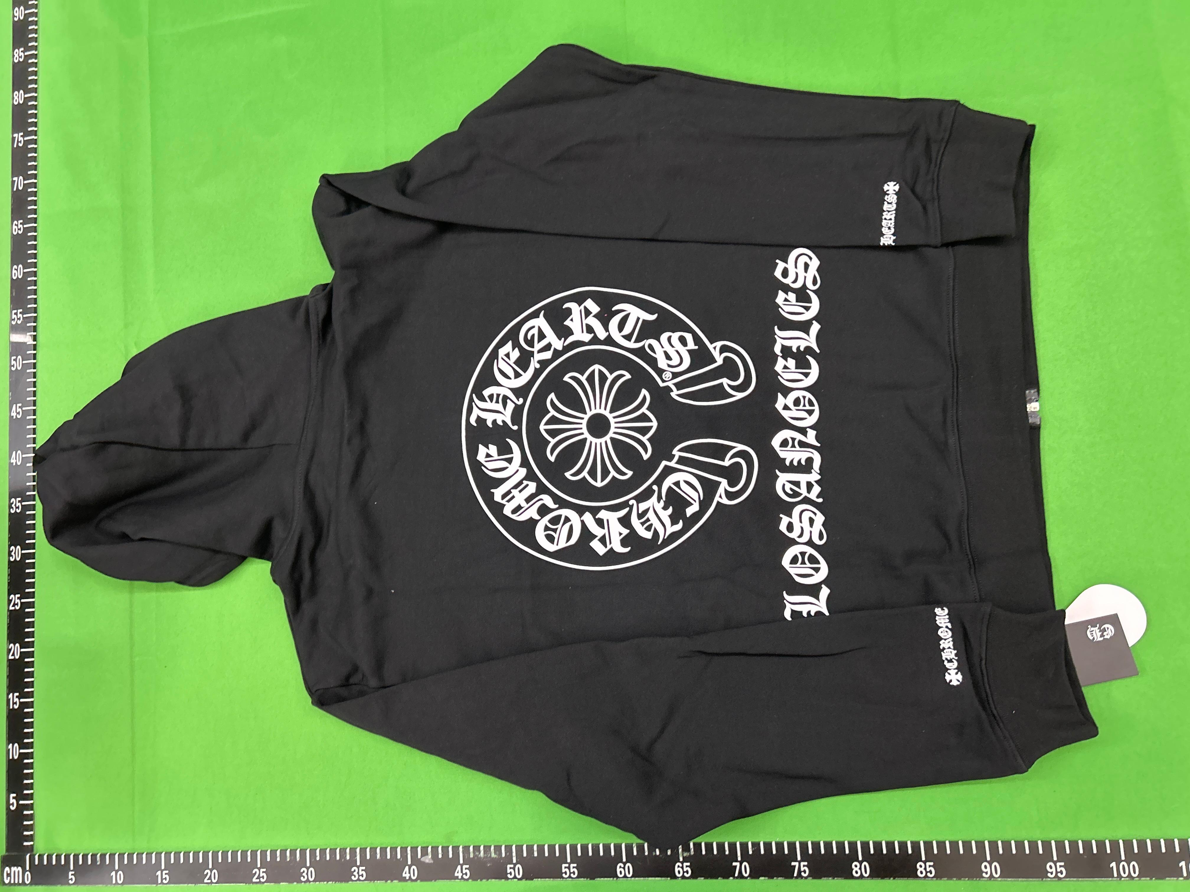 Foto QC 3 de Chrome Hearts Zip Sweater Horseshoe Floral Print Cotton Black