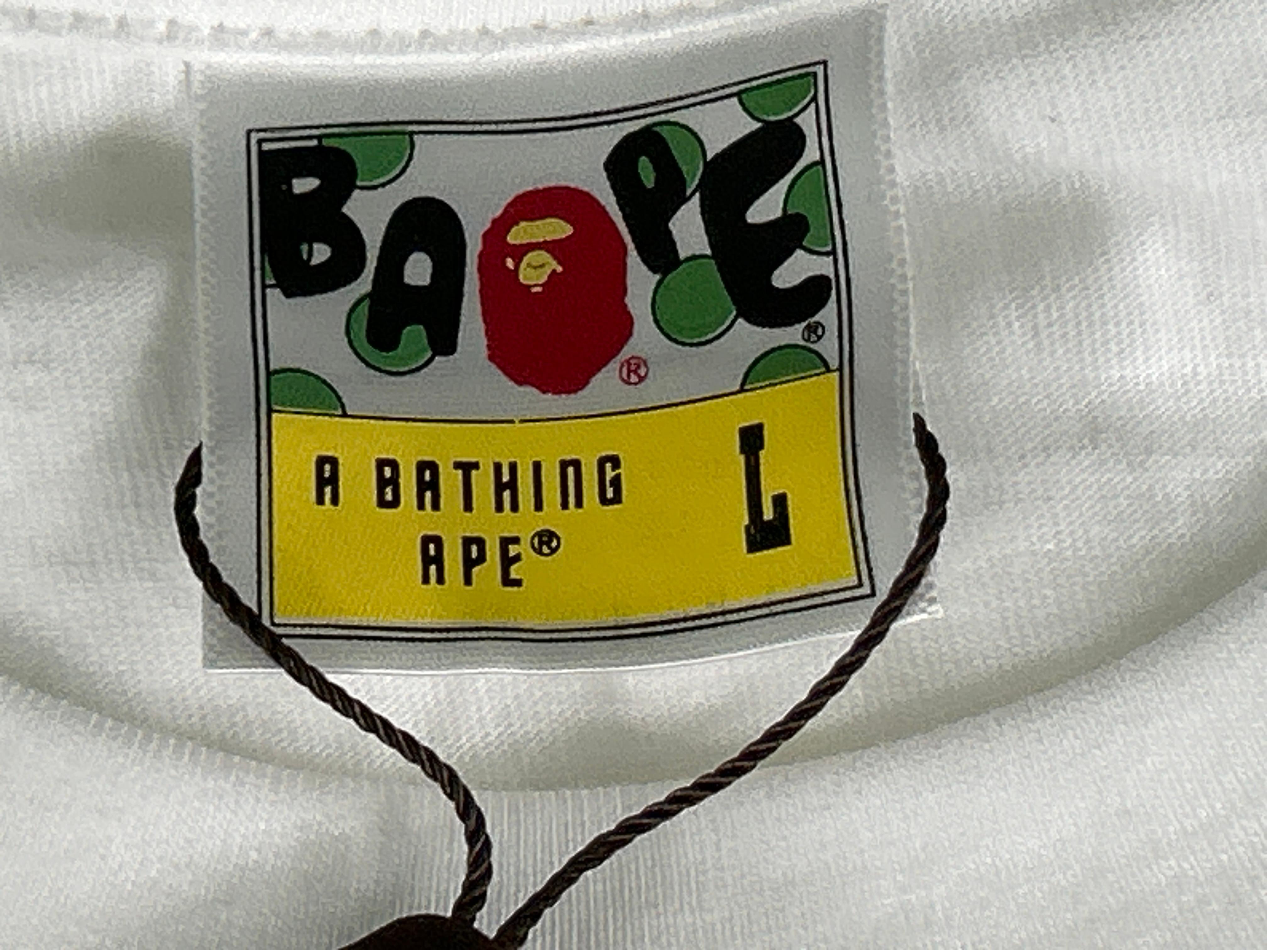 Foto QC 2 de BAPE T-shirt Moon Ape Head Black