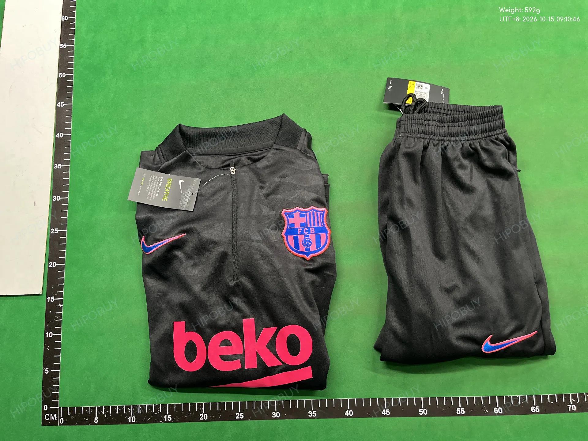 Foto QC 4 de Nike Barcelona Football Training Set 2-Piece Green Blue