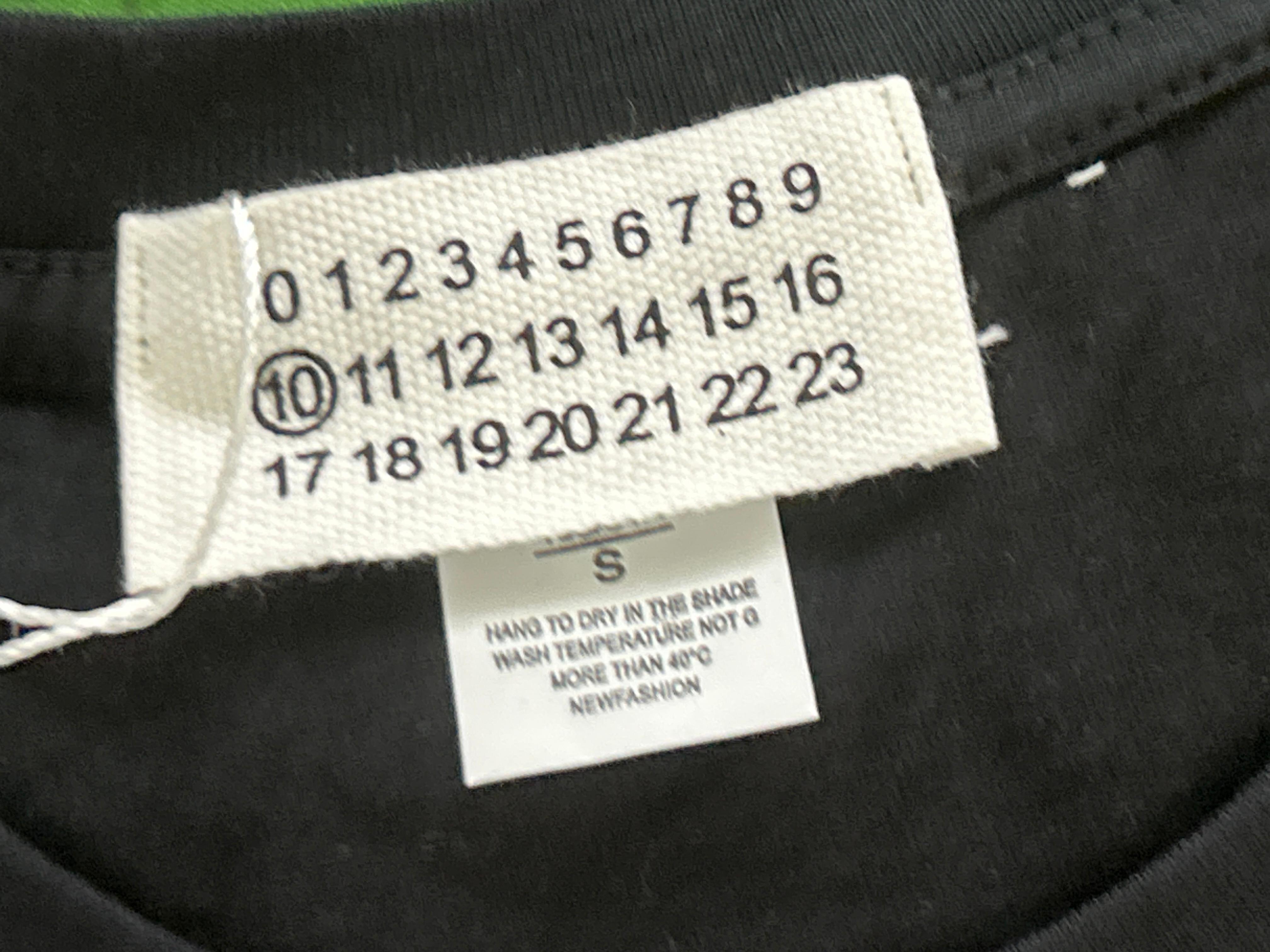 Foto QC 6 de Maison Margiela T-shirt Numeric Logo White