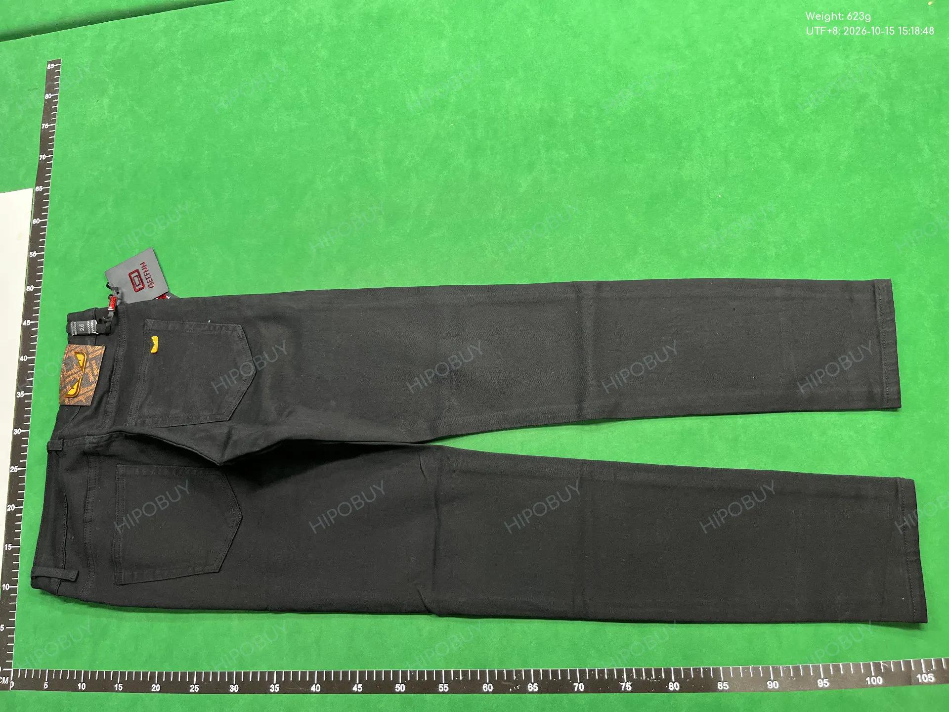 Foto QC 3 de Fendi Monster Eyes Jeans Slim Black