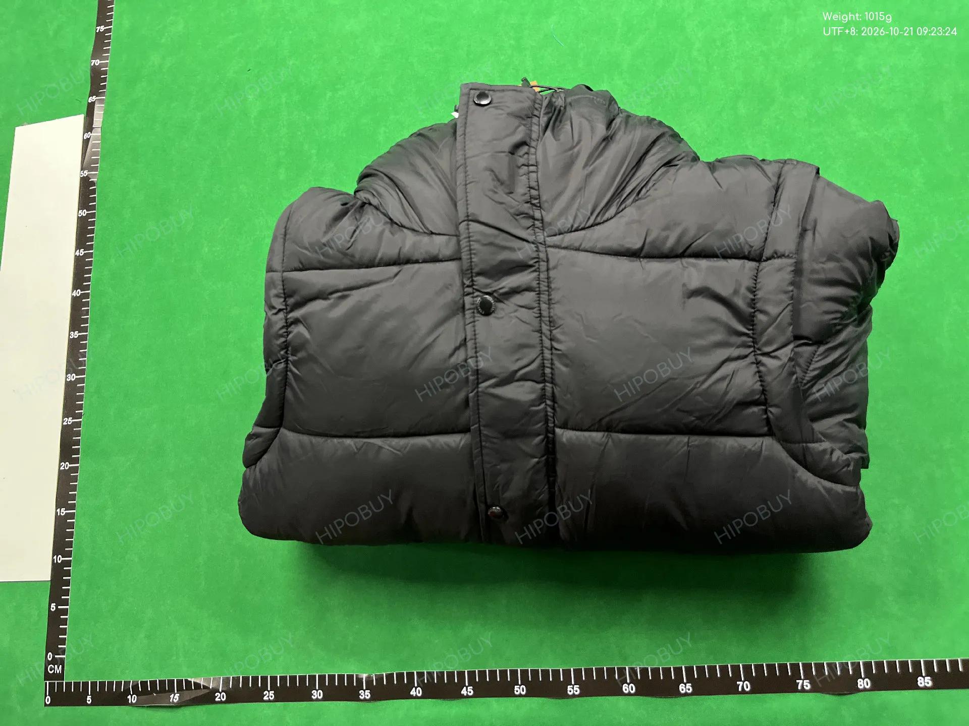 Foto QC 8 de Other Puffer Down Jacket Detachable Sleeves Hooded Black