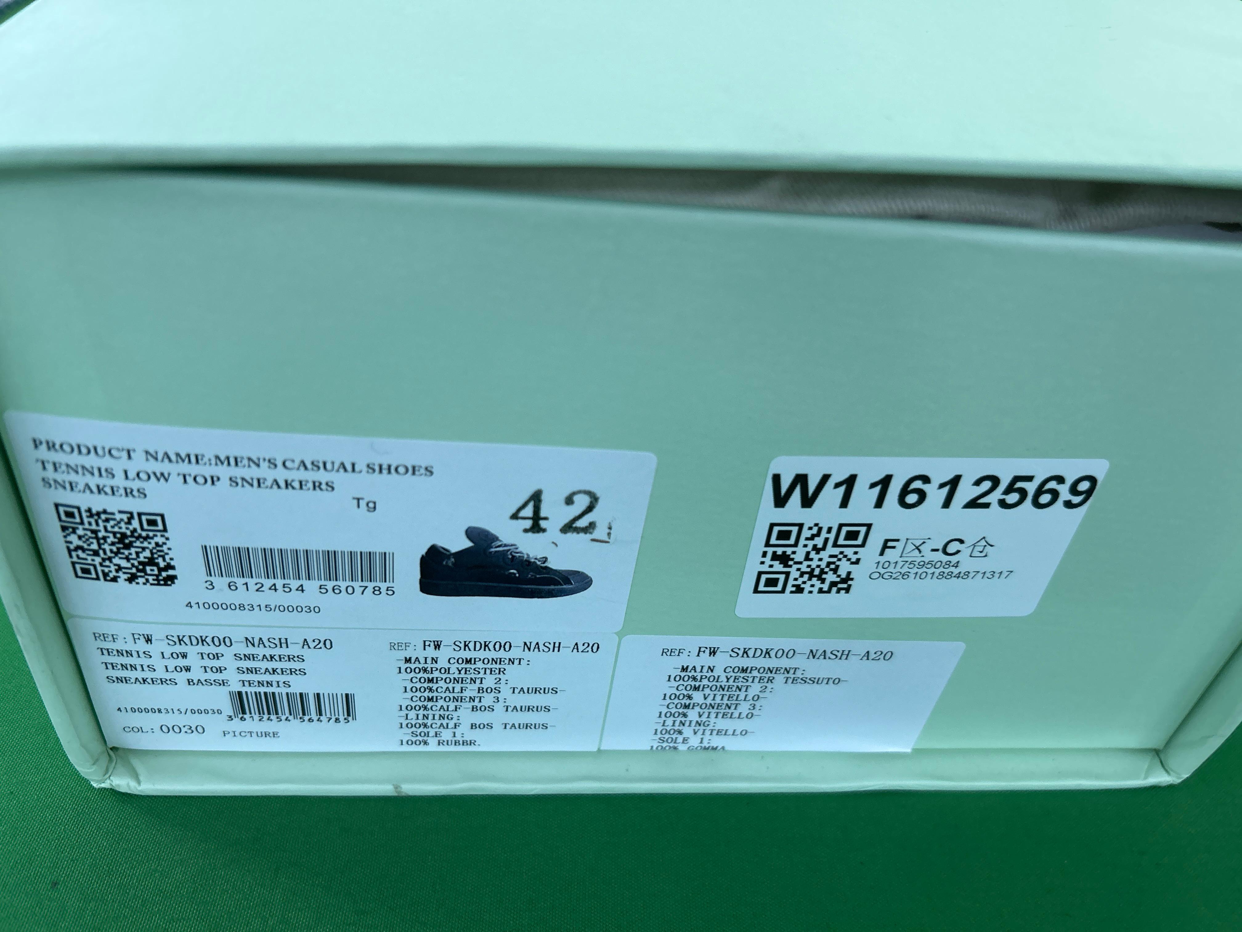 Foto QC 1 de Lanvin Curb Low Black White Grey