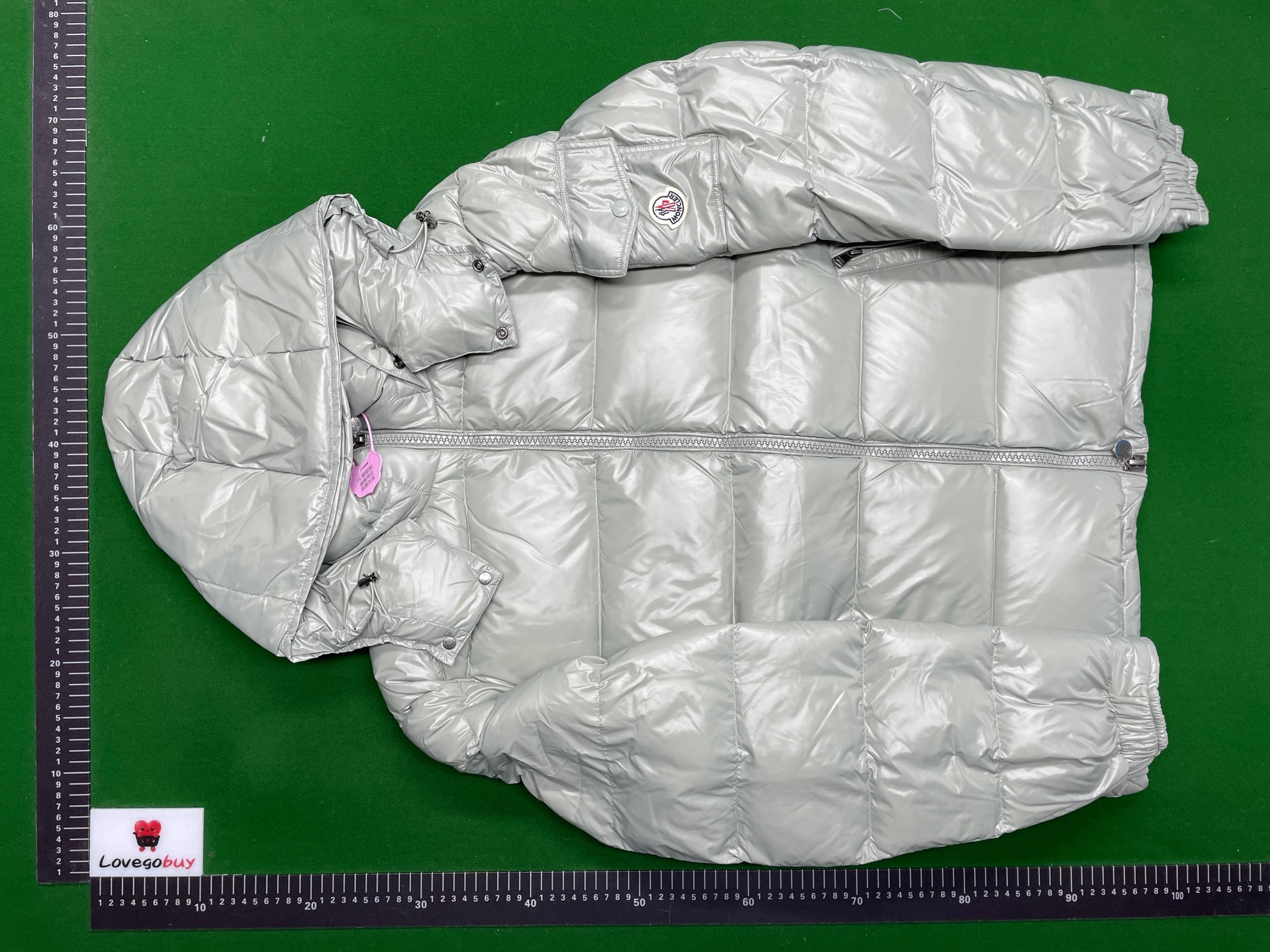 Foto QC 6 de Moncler Maya Down Puffer Jacket Hooded Grey