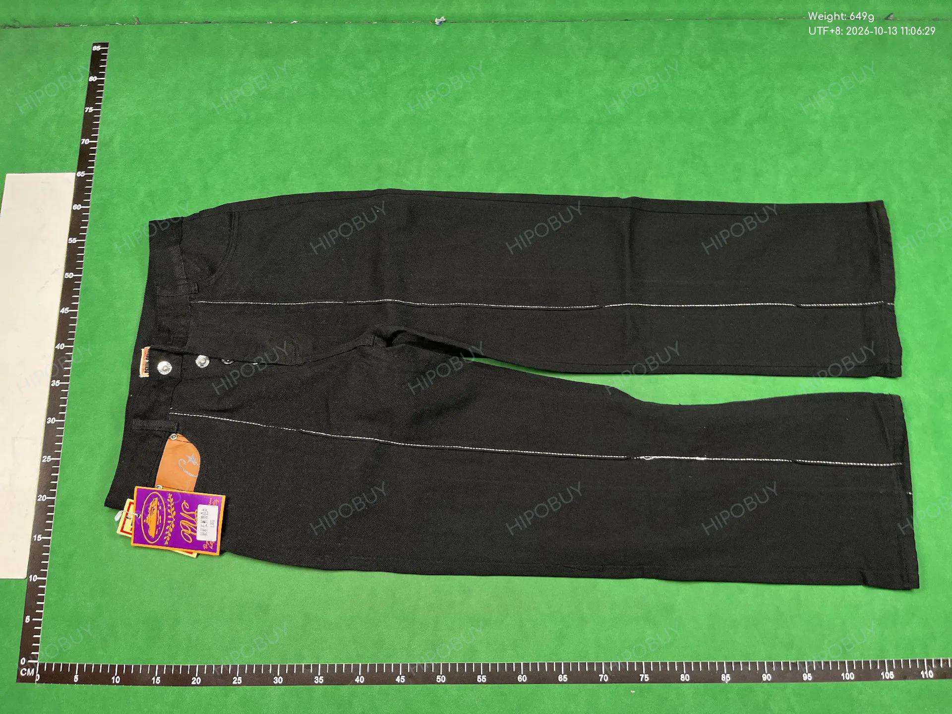 Foto QC 6 de Corteiz Denim Tears Luxe Jeans Baggy Vintage Indigo