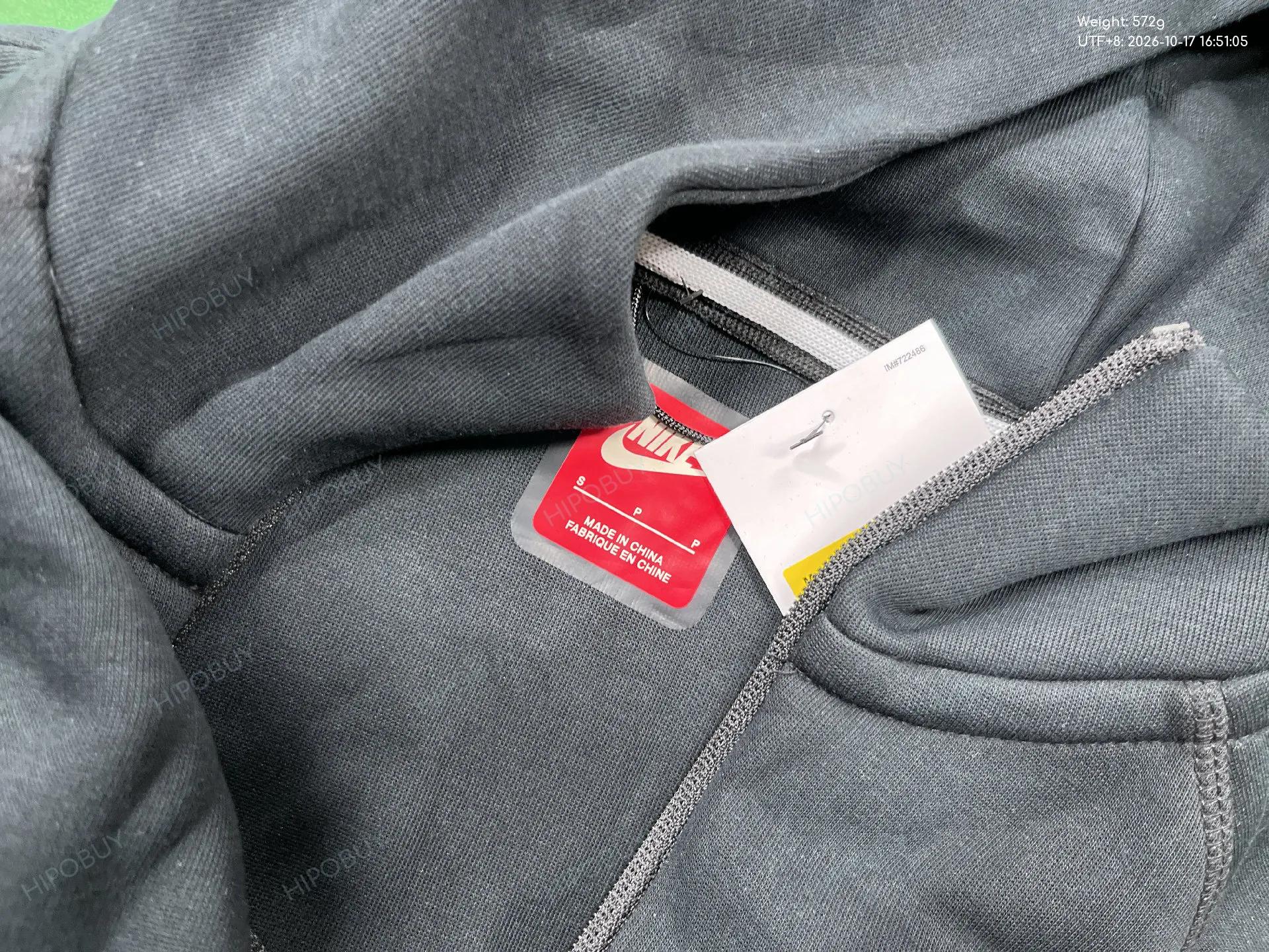 Foto QC 1 de Unbranded Reflective Tracksuit Set 2-Piece Grey
