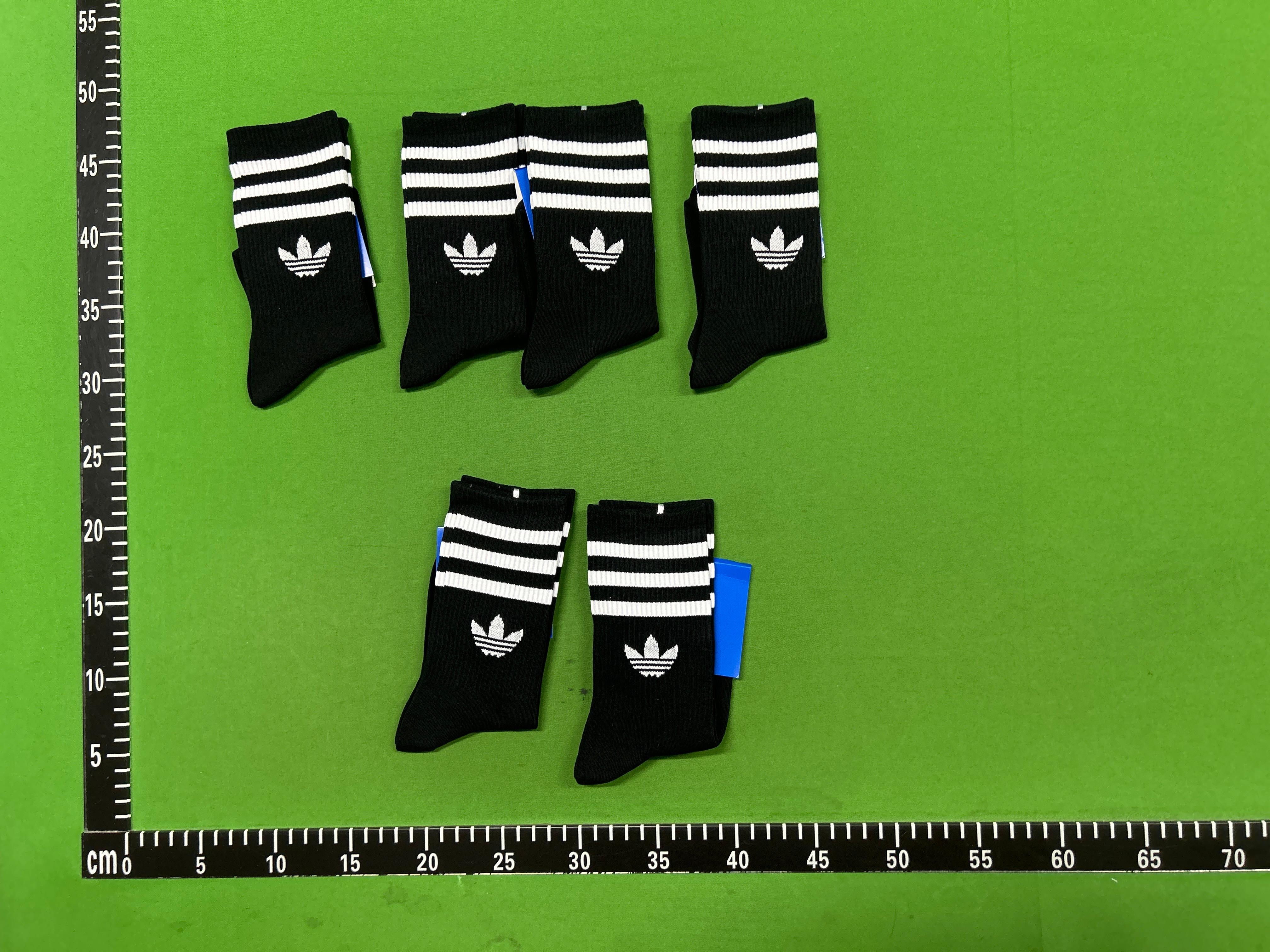 Foto QC 3 de adidas Originals Crew Socks 3-Stripes Trefoil White Black