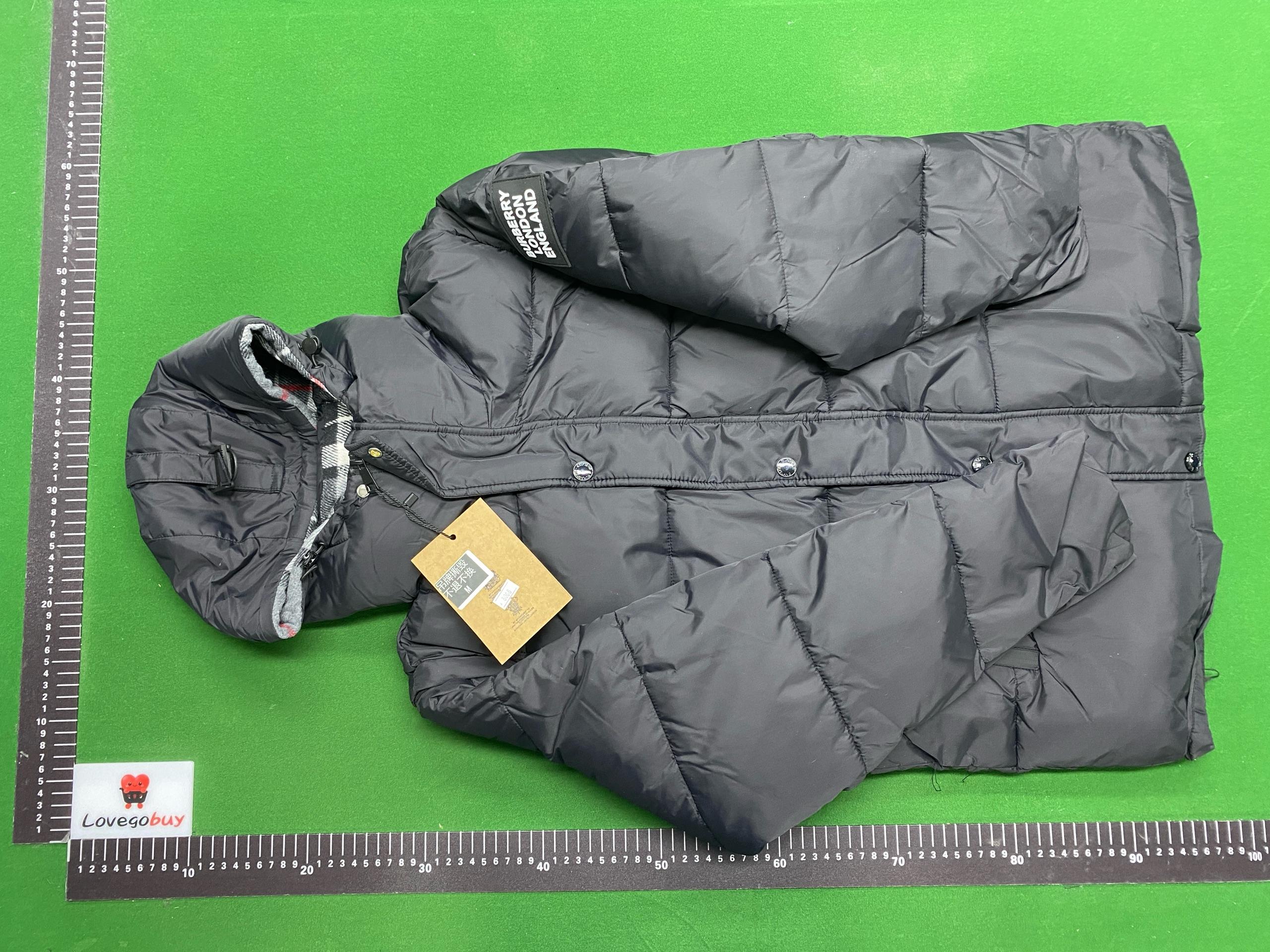 Foto QC 1 de Fendi FF Logo Down Puffer Jacket Orange