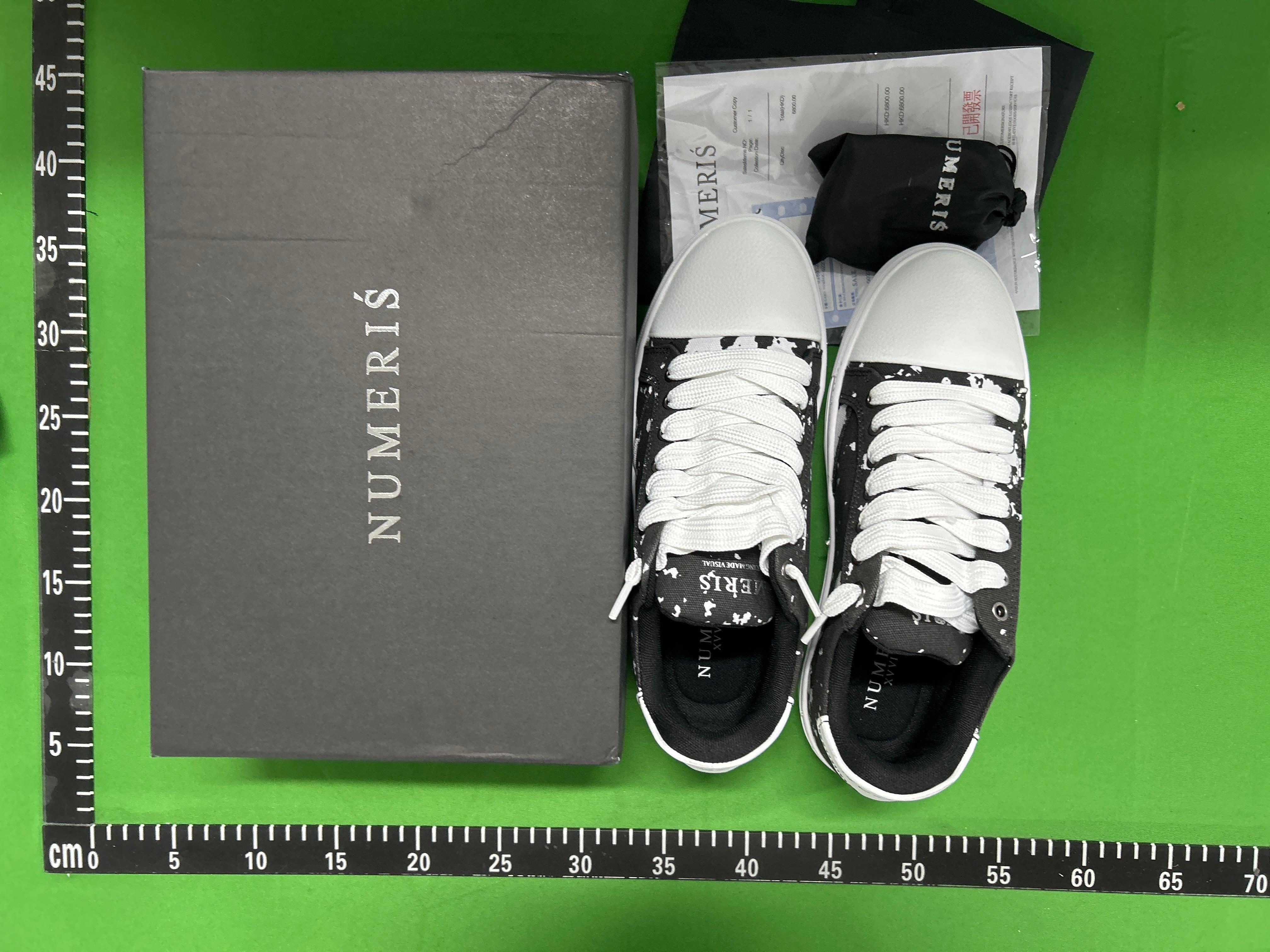 Foto QC 8 de Numeris Board Shoe Low Black Silver Splatter