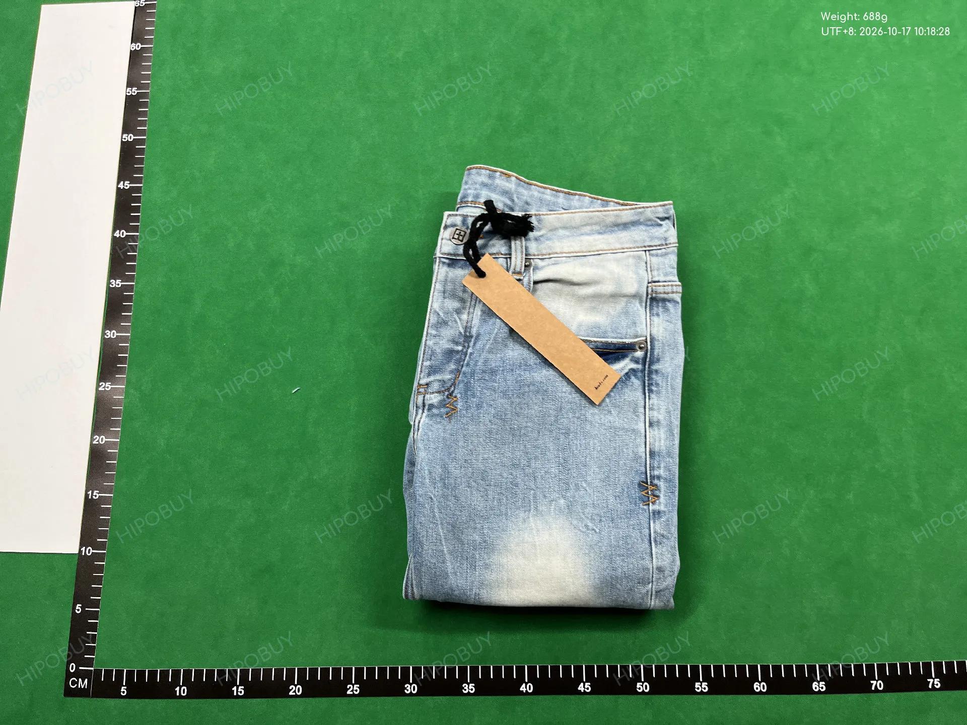 Foto QC 4 de Ksubi Jeans Distressed Straight Light Blue