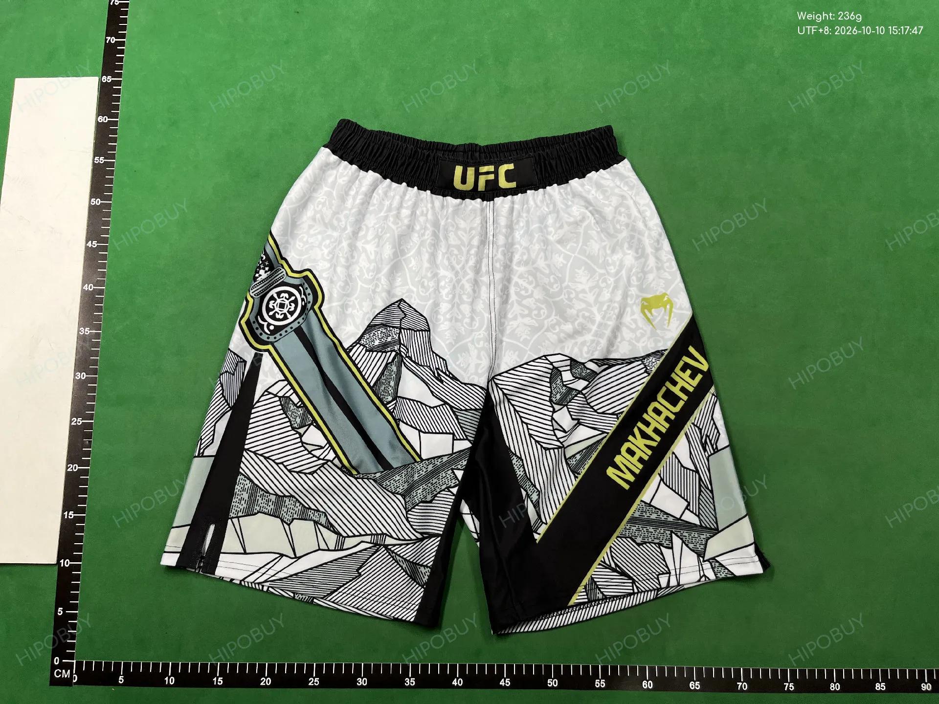 Foto QC 2 de Venum UFC Islam Makhachev Unrivaled Shorts White