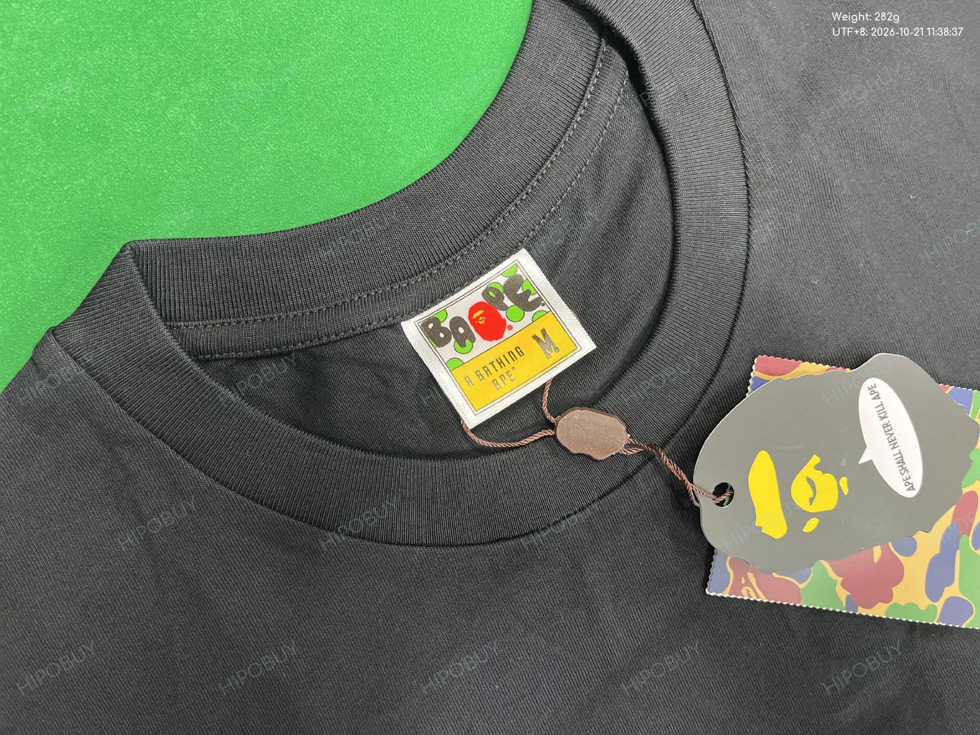 Foto QC 5 de BAPE ABC Camo Tee Side Big Ape Head Navy