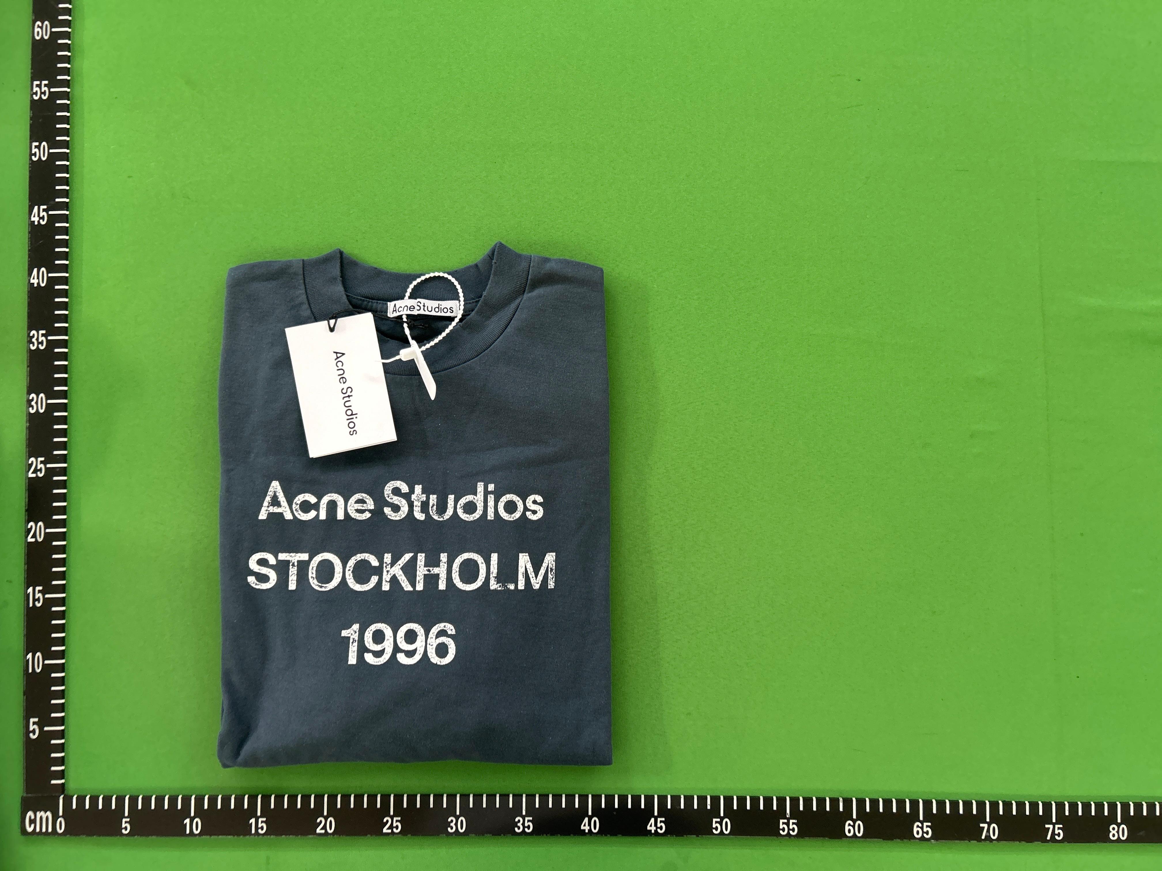 Foto QC 5 de Acne Studios Stockholm 1996 Logo T-shirt Black