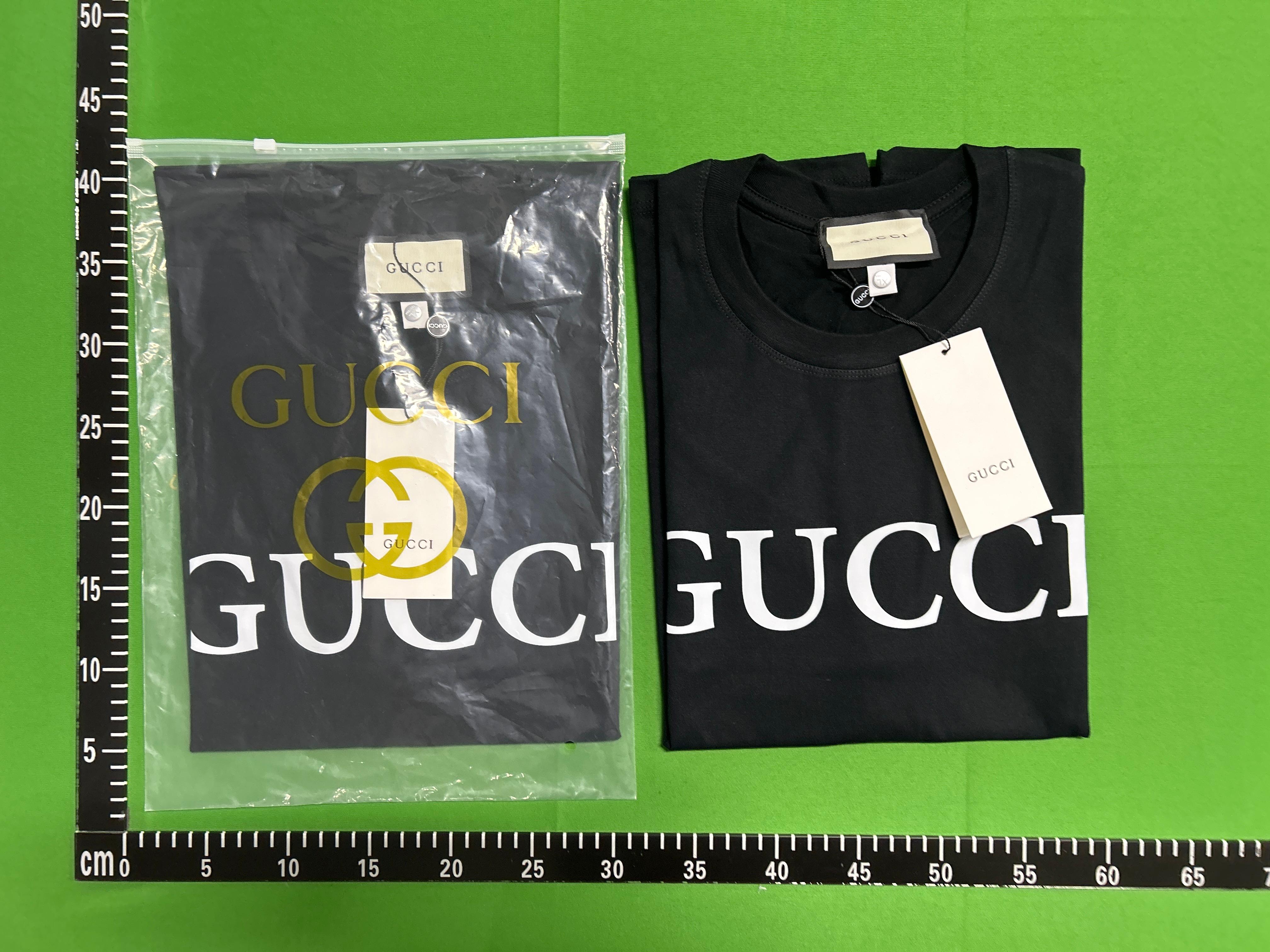 Foto QC 5 de Gucci T-shirt UGCCI Logo Burgundy