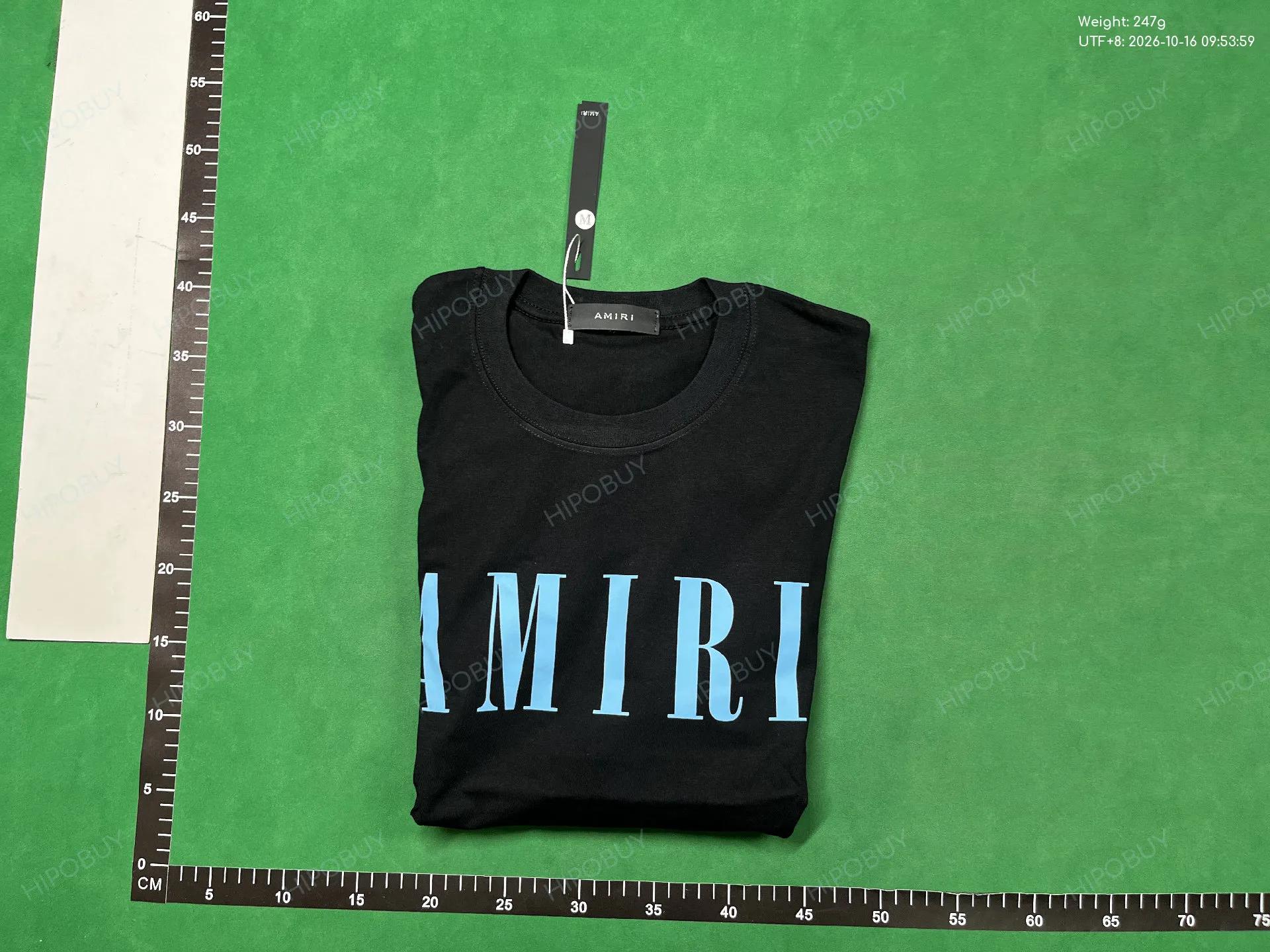 Foto QC 8 de Amiri T-shirt Logo Printed Black