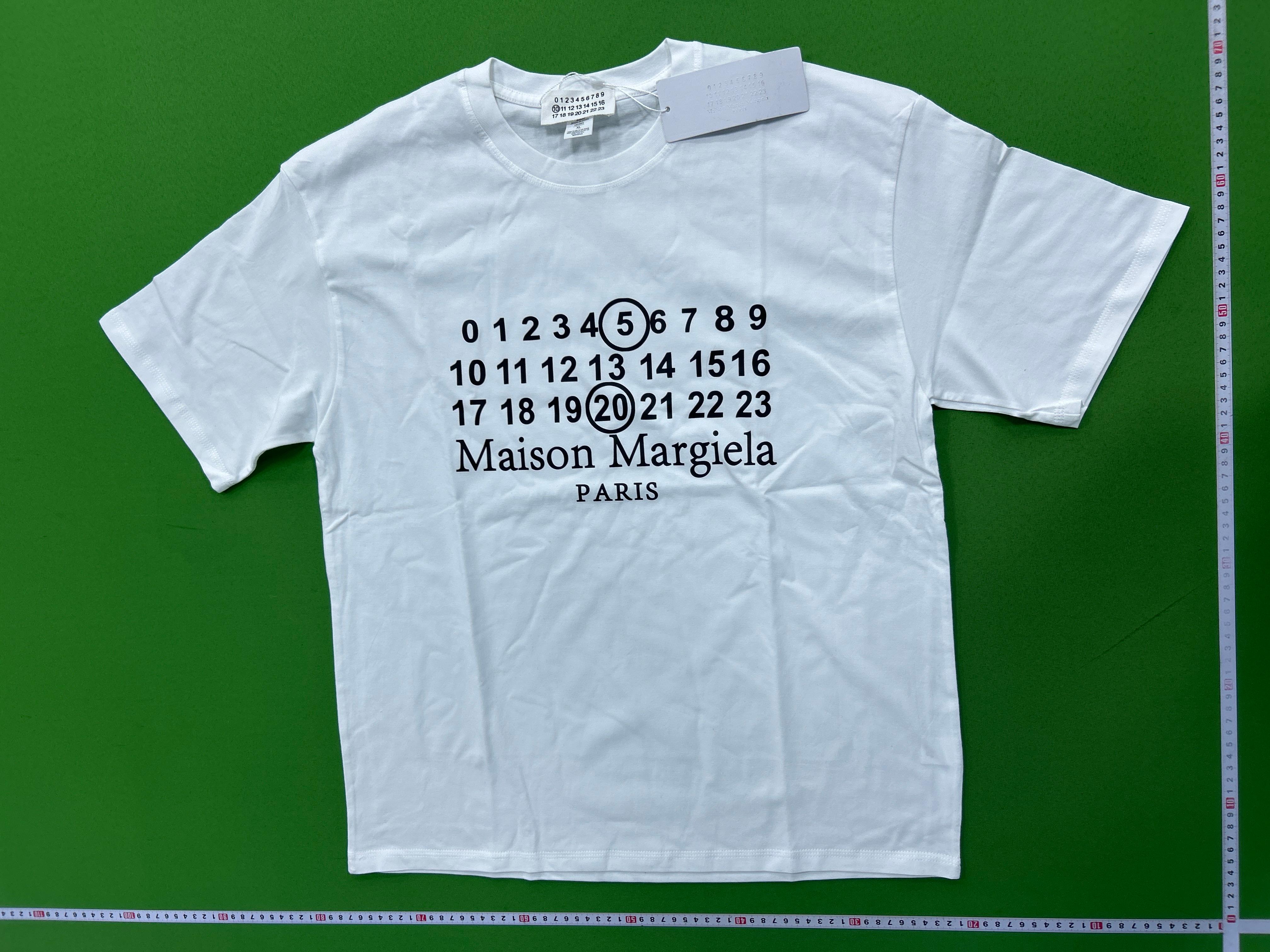 Foto QC 3 de Maison Margiela T-shirt Numeric Logo White