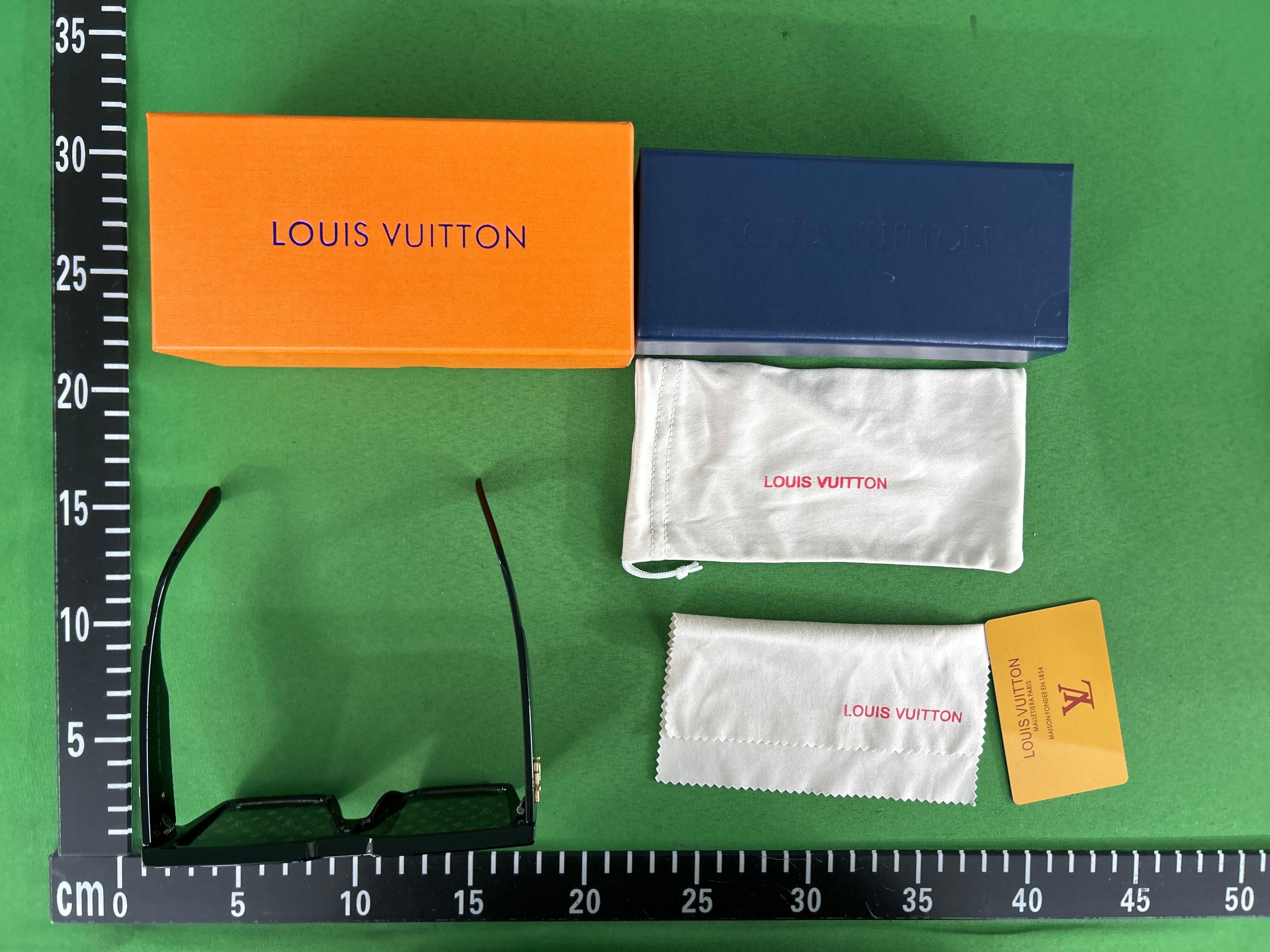 Foto QC 1 de Louis Vuitton Waimea Acetate Sunglasses Tortoise Grey Monogram (LX10)