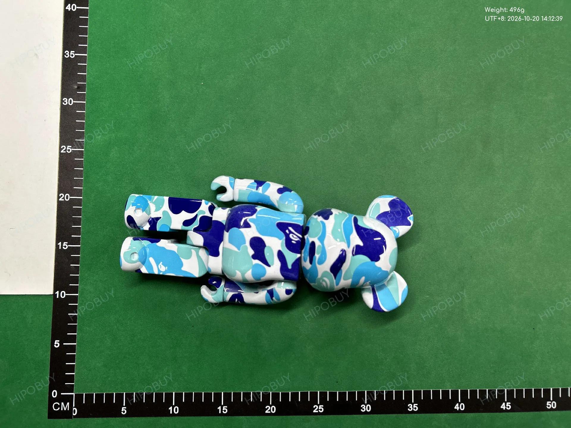 Foto QC 4 de Medicom Toy BE@RBRICK BAPE Play Camo Green 400% ABS Figure