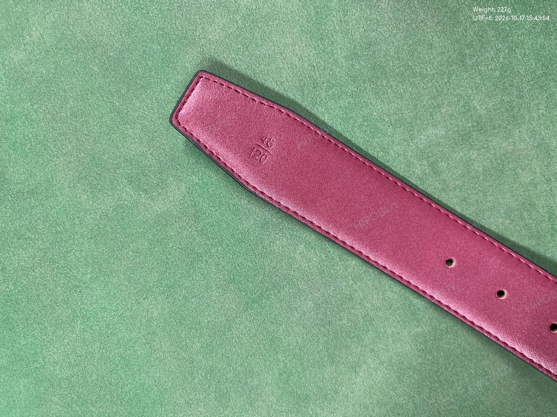 Foto QC 1 de Michael Kors MK Logo Reversible Belt Brown