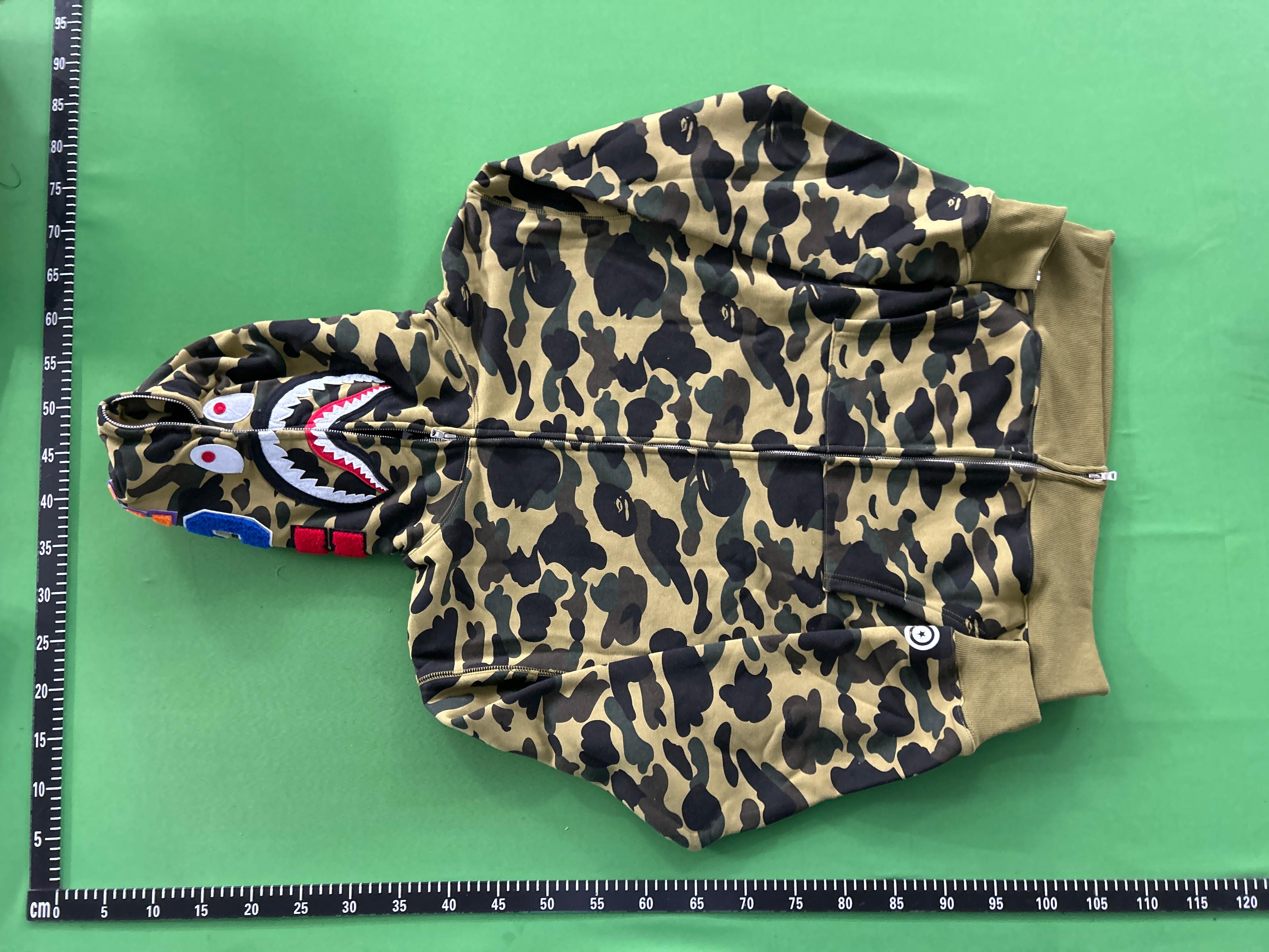 Foto QC 4 de A Bathing Ape Shark Full Zip Hoodie Blue Camo