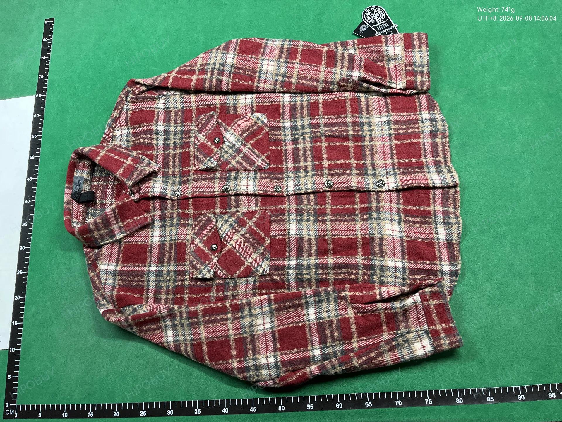 Foto QC 6 de Unbranded Flannel Jacket Plaid Black Brown