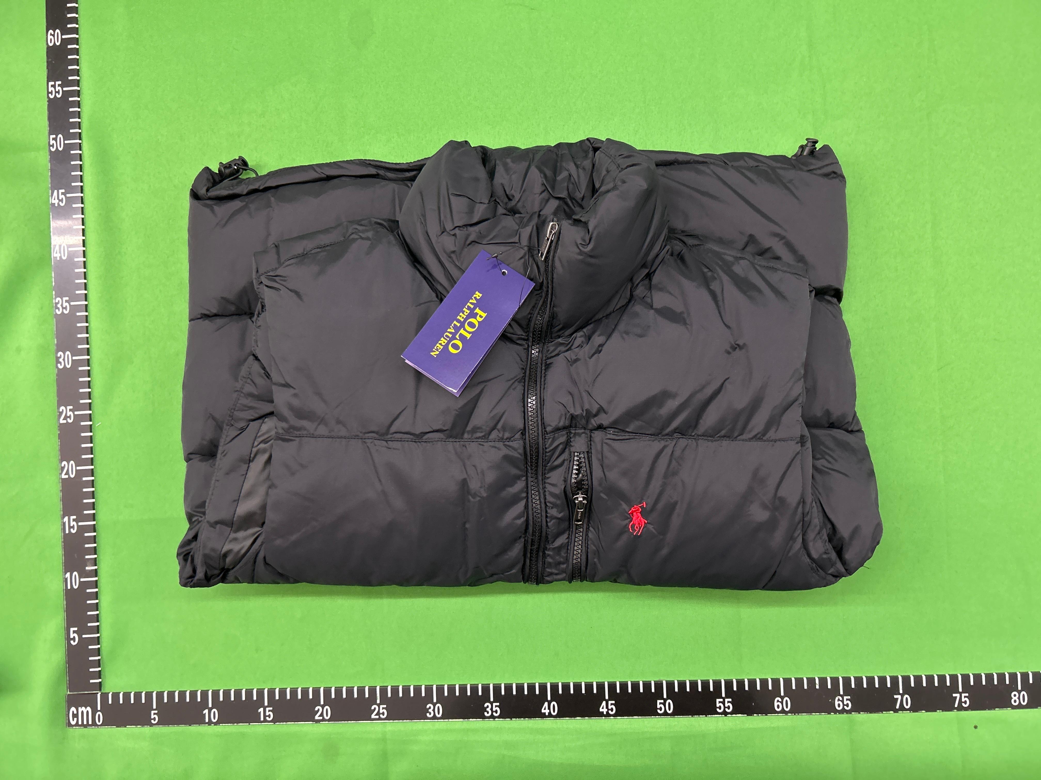 Foto QC 1 de Burberry Lockwell Down Puffer Jacket Detachable Sleeve Black