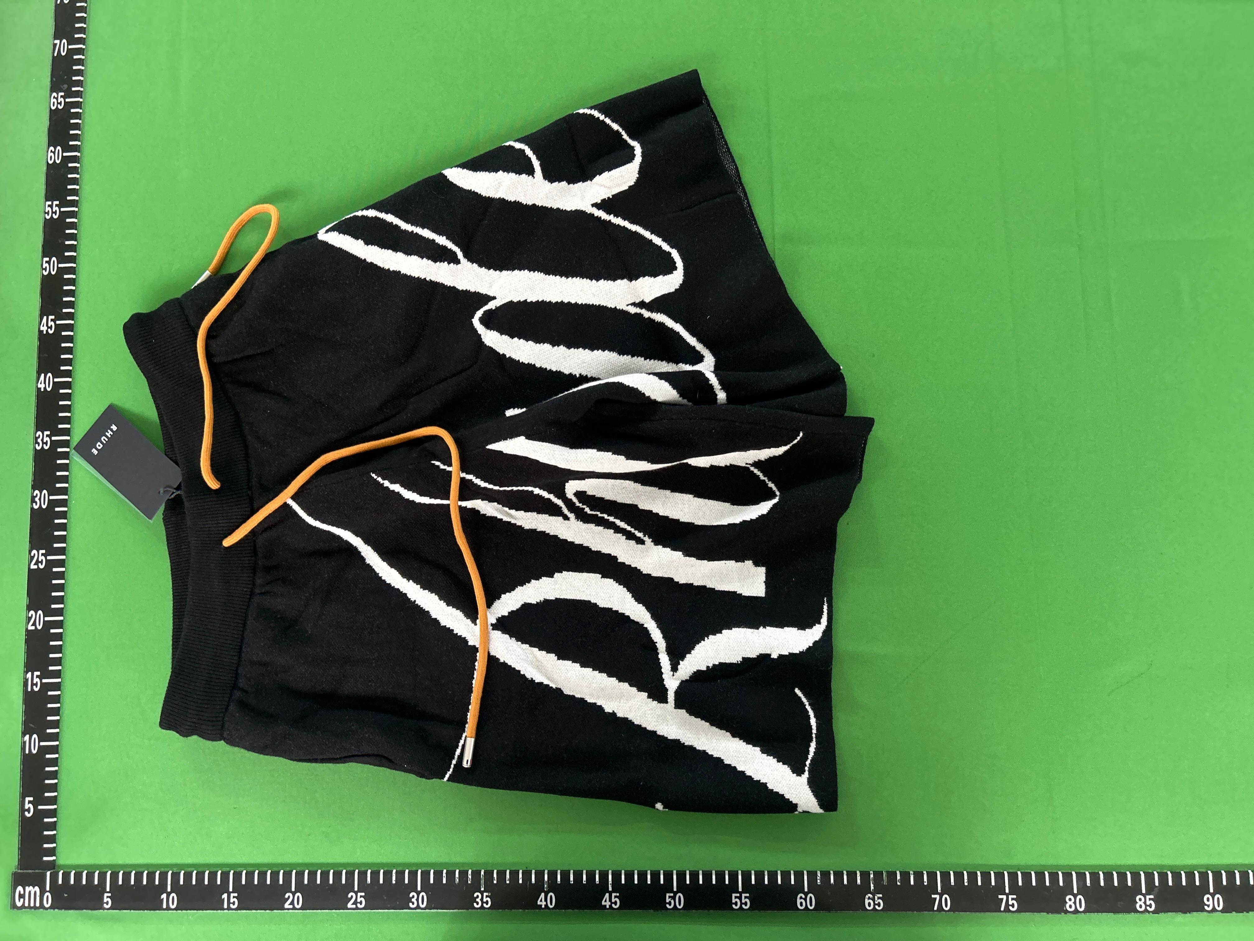 Foto QC 3 de Rhude Sweat Shorts Script Logo Knit Black