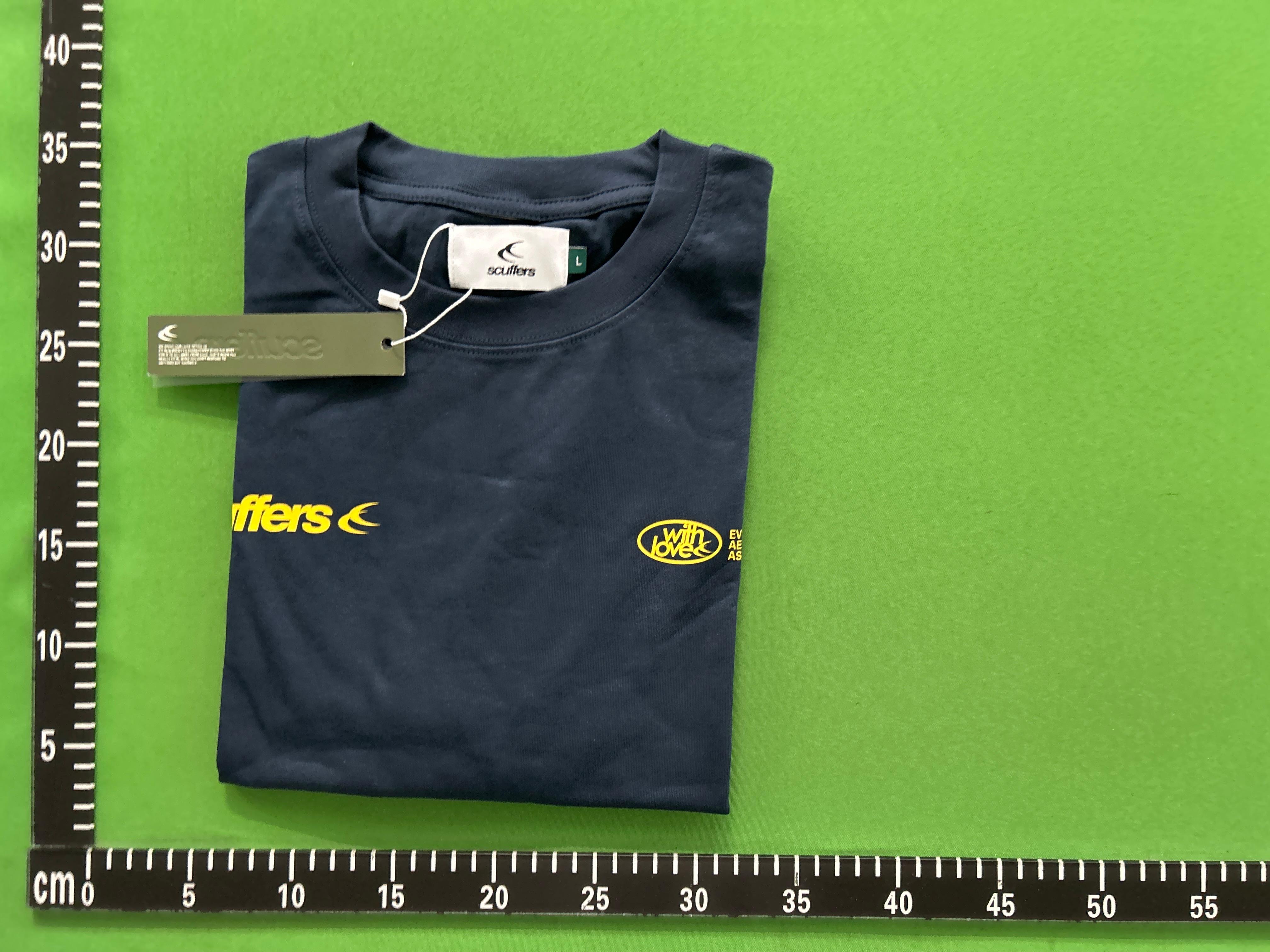 Foto QC 1 de Scuffers T-shirt Purple Sun Logo Boxy Cream