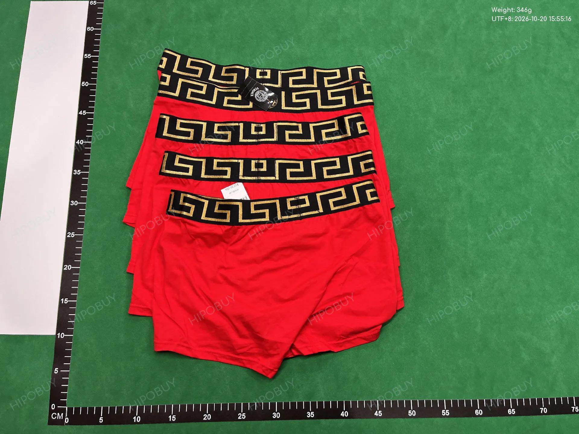 Foto QC 8 de Versace Underwear Cotton Boxer Briefs Red