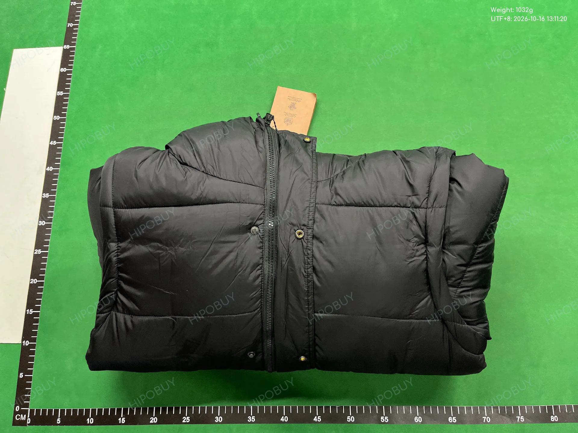 Foto QC 4 de Burberry Lockwell Puffer Jacket Detachable Sleeve Down Black