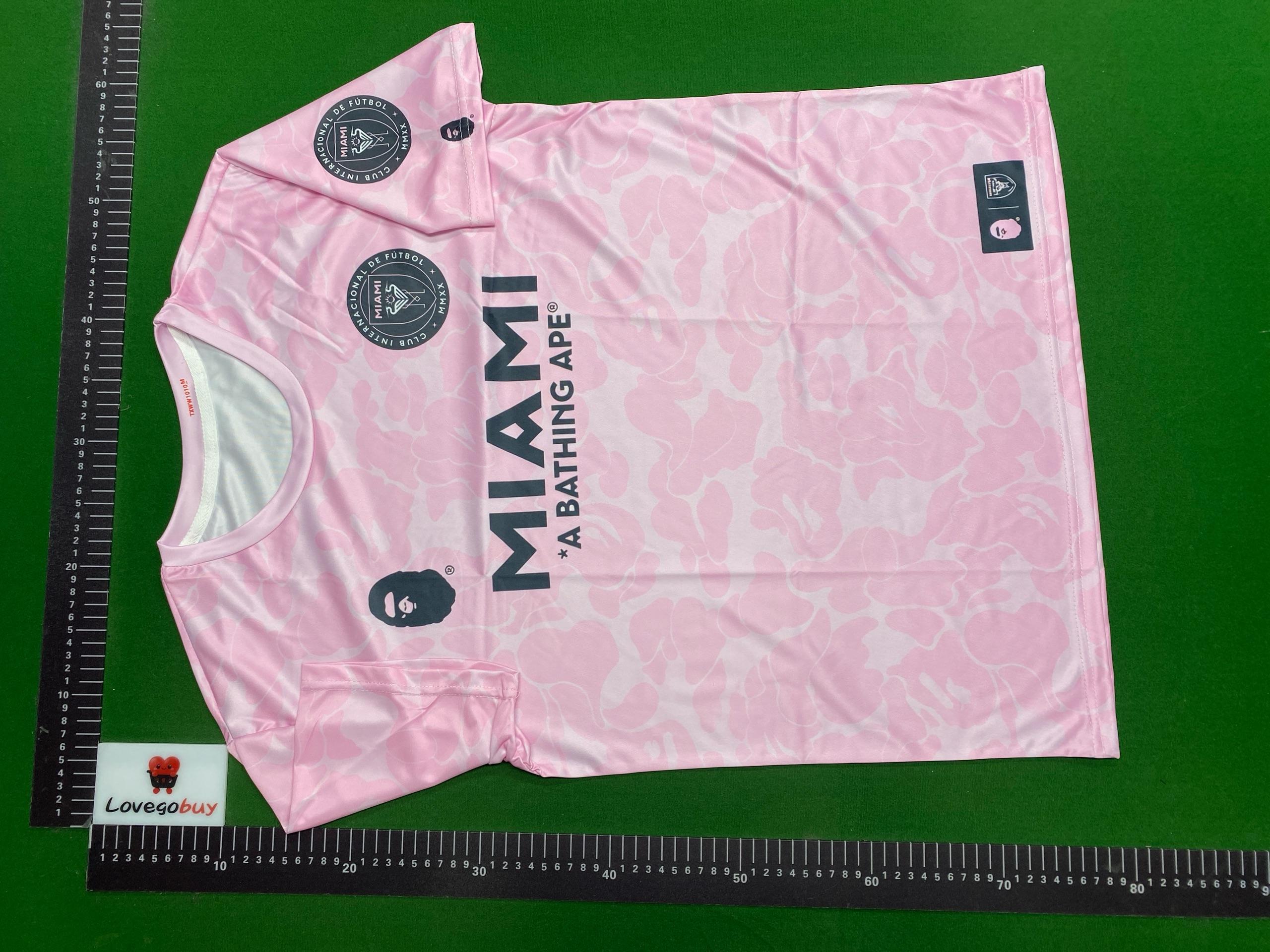 Foto QC 3 de BAPE x Inter Miami CF 2023 Camo Jersey White