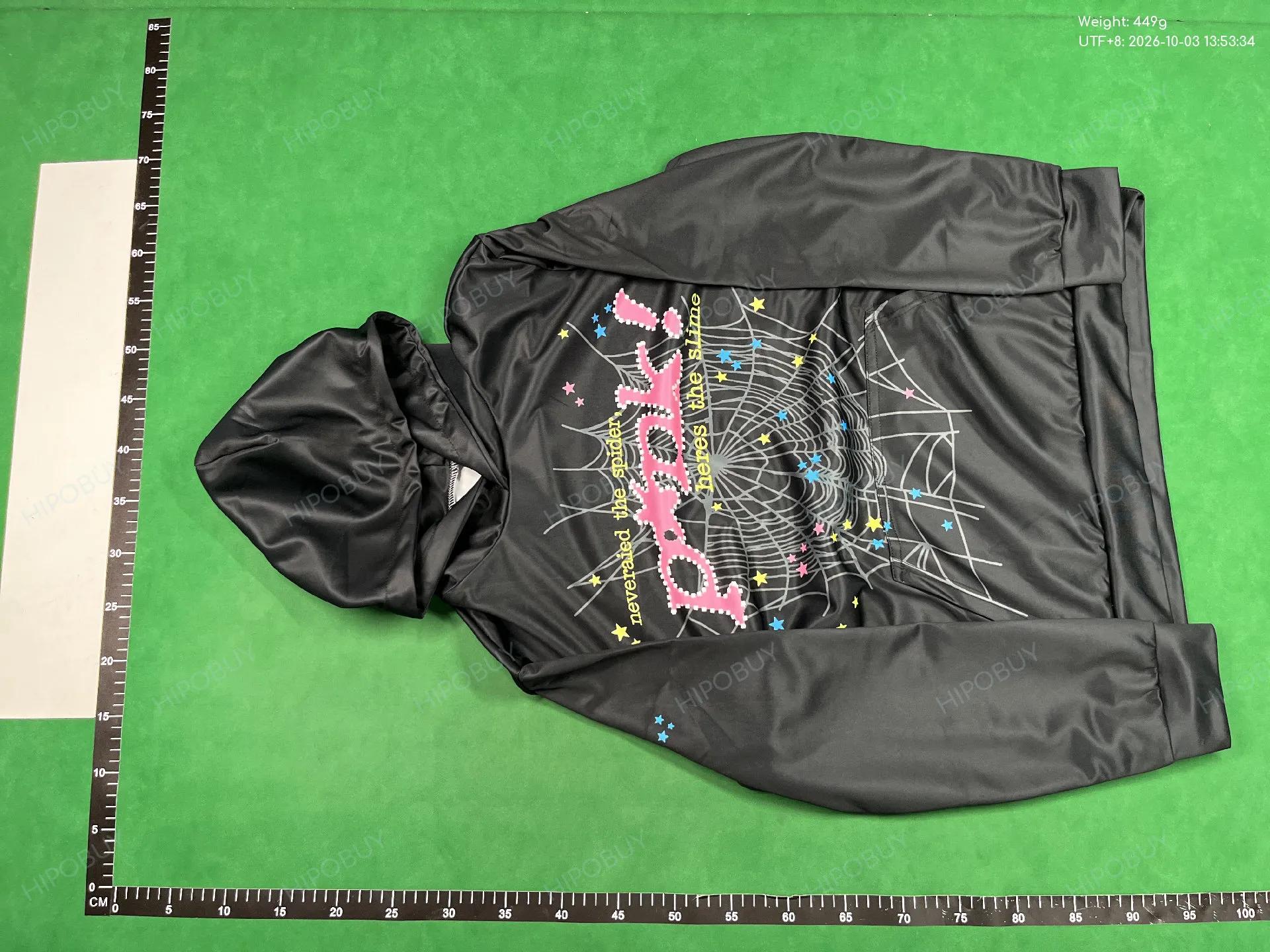 Foto QC 2 de Sp5der Web Hoodie Charcoal