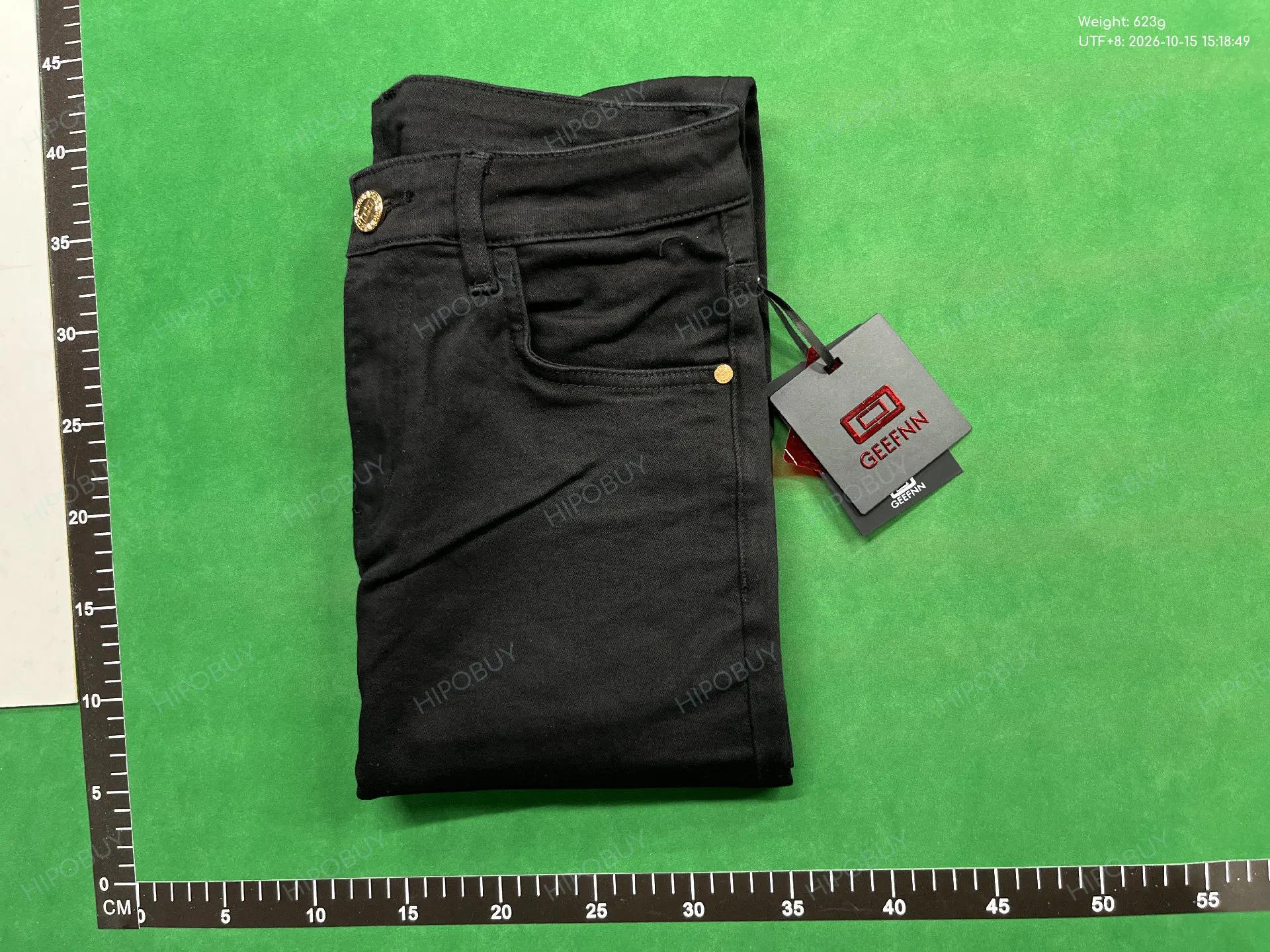 Foto QC 4 de Fendi Monster Eyes Jeans Slim Black
