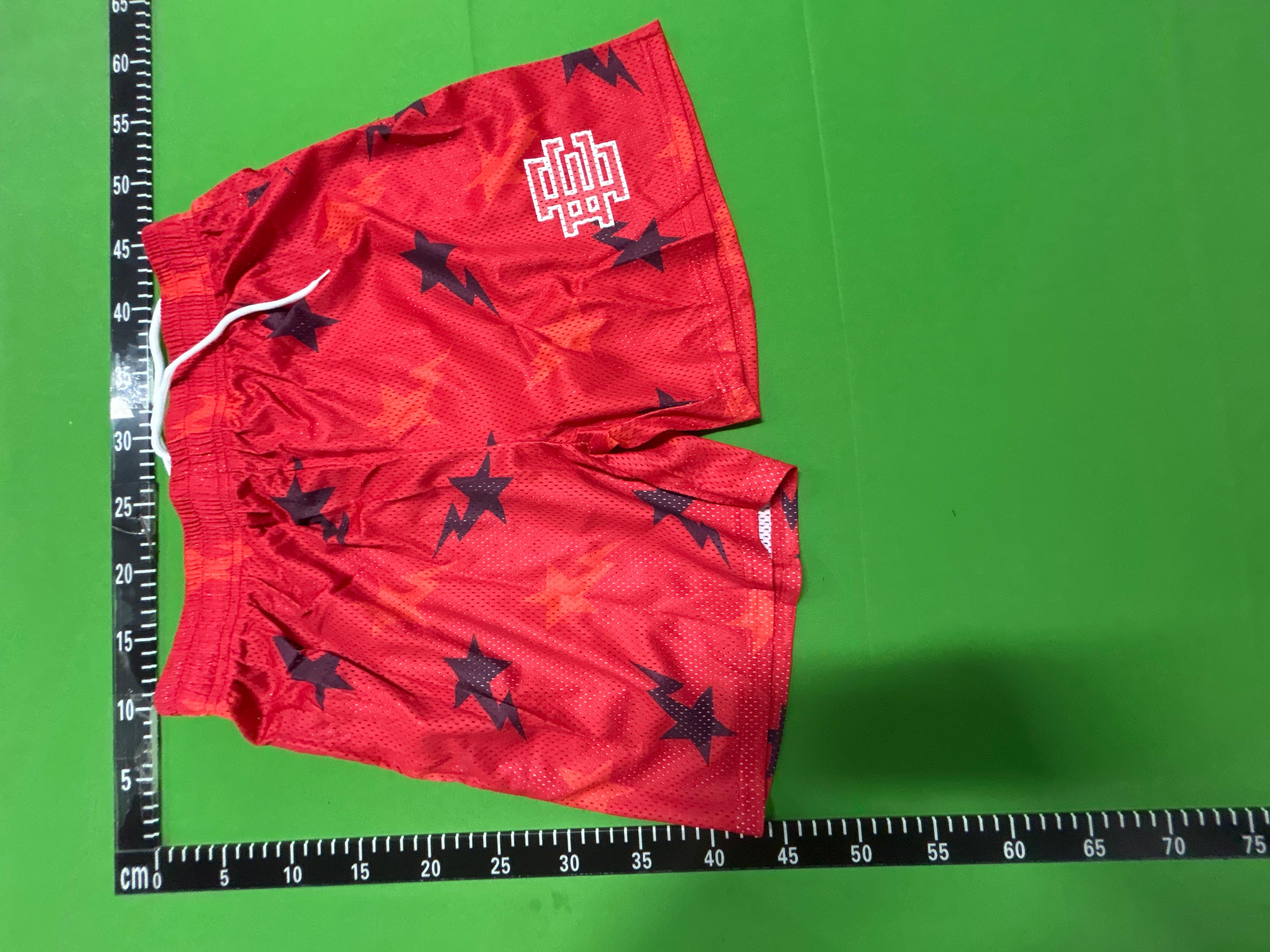 Foto QC 3 de Eric Emanuel BAPE Basic Short Basketball Shorts Mesh White Orange Blue