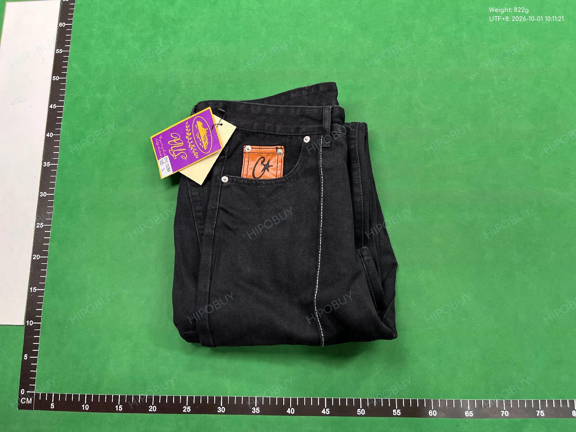 Foto QC 4 de Corteiz C-Star Stitch-Down Denim Jacket Black