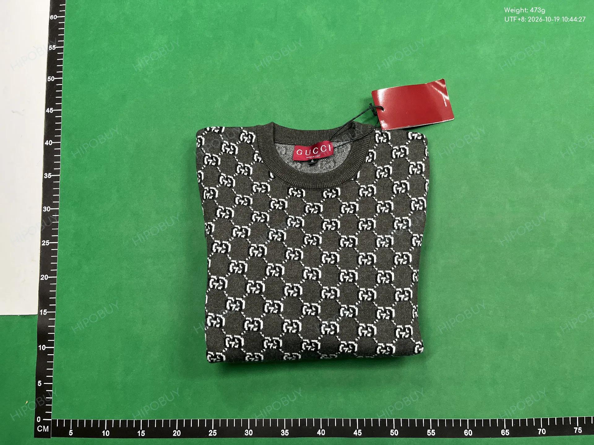 Foto QC 4 de Fendi Logo Crewneck Sweater Wool White