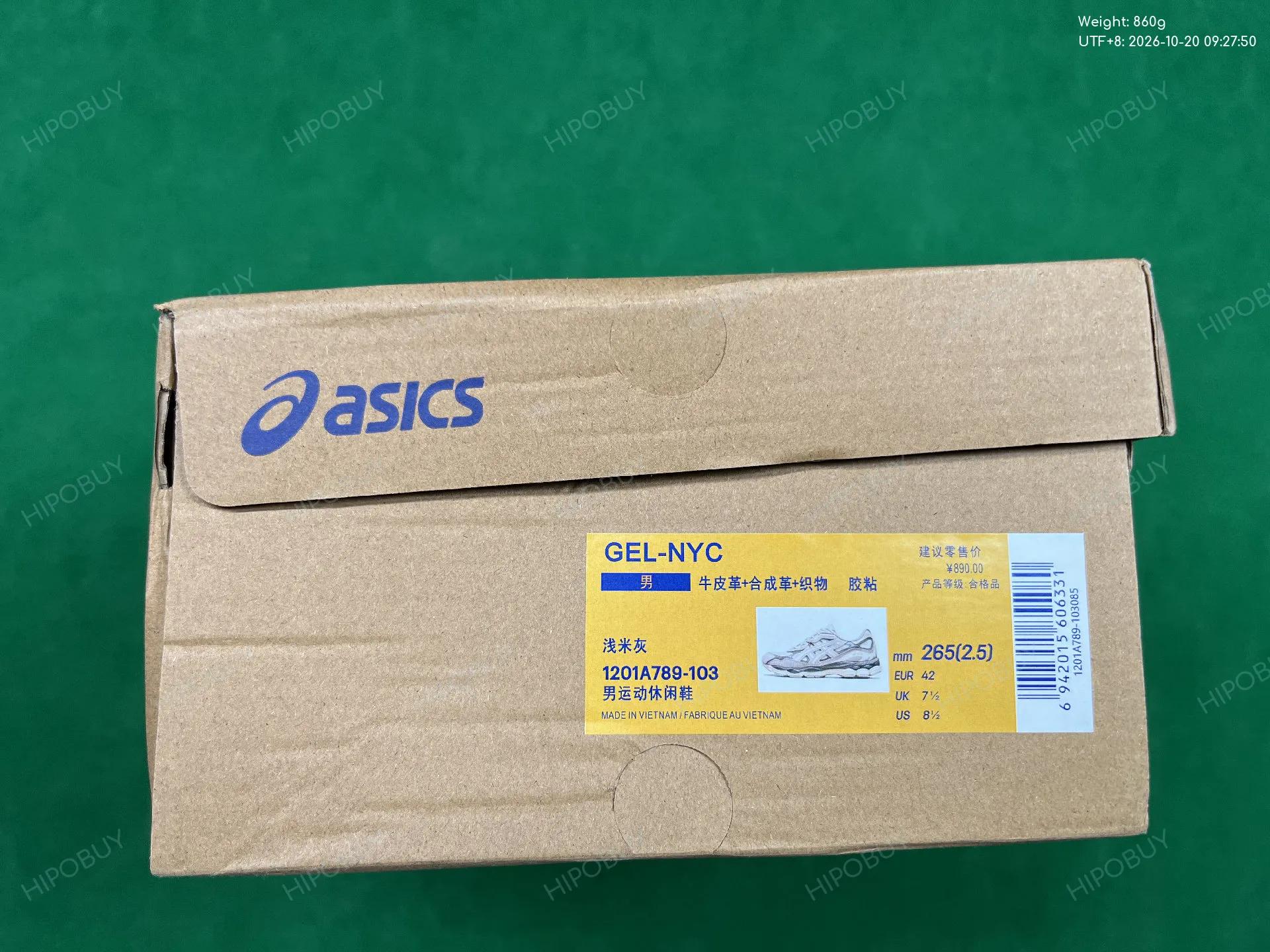 Foto QC 2 de Asics GEL-NYC Black Graphite Grey 1201A789-001