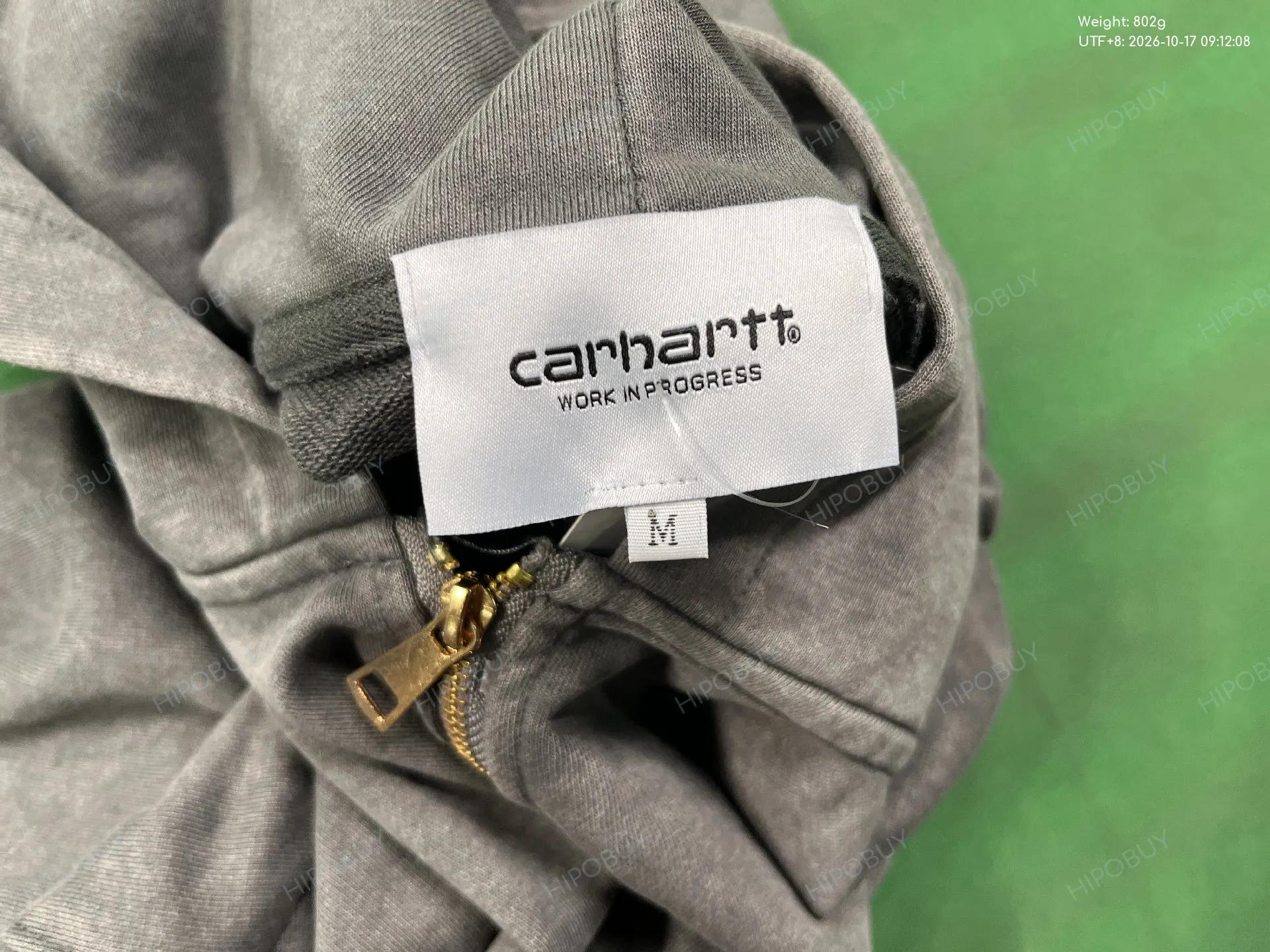 Foto QC 1 de Carhartt WIP Zip Sweater Hoodie Brown