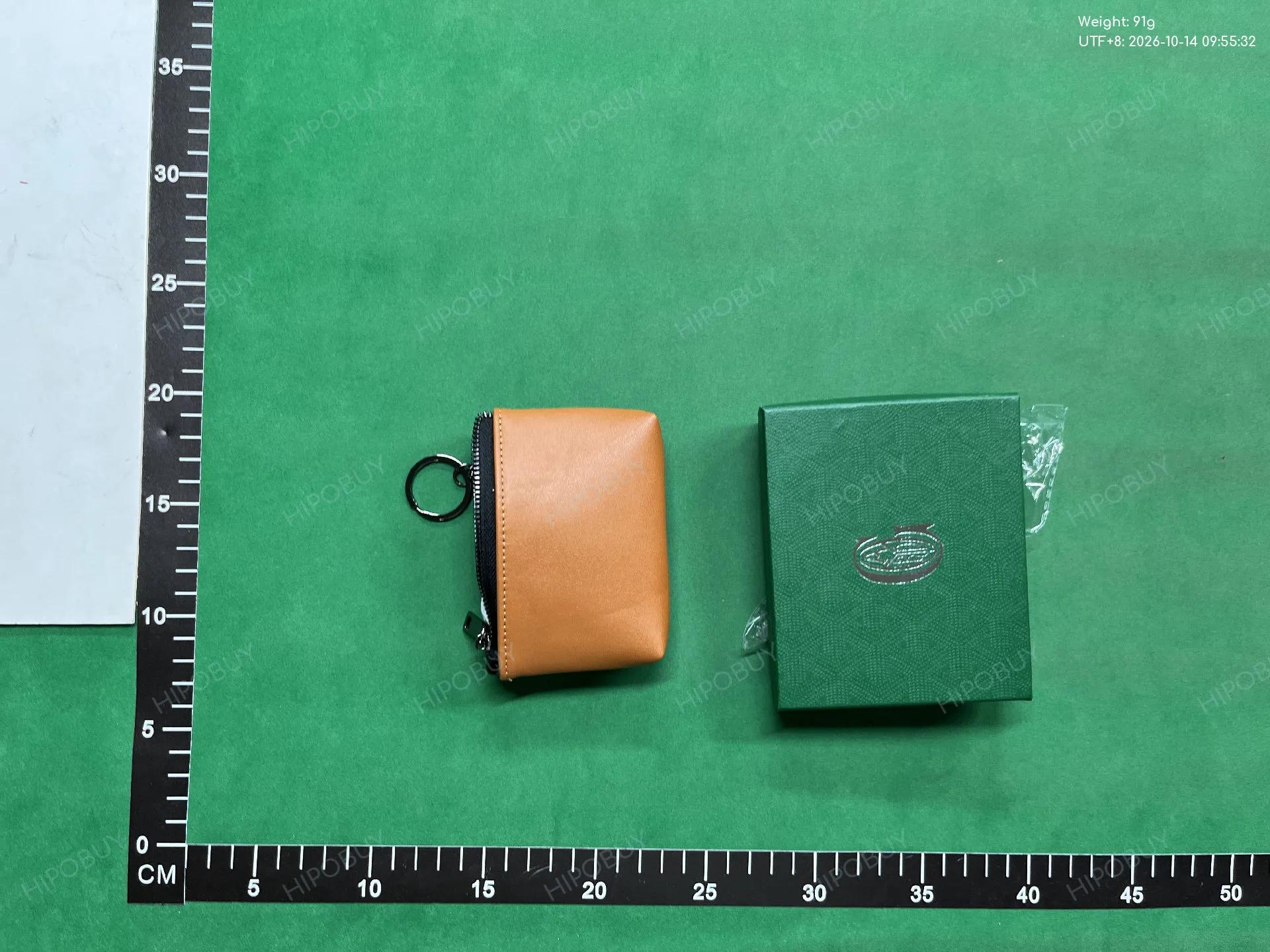 Foto QC 5 de Goyard Matignon Mini Wallet Goyardine Yellow