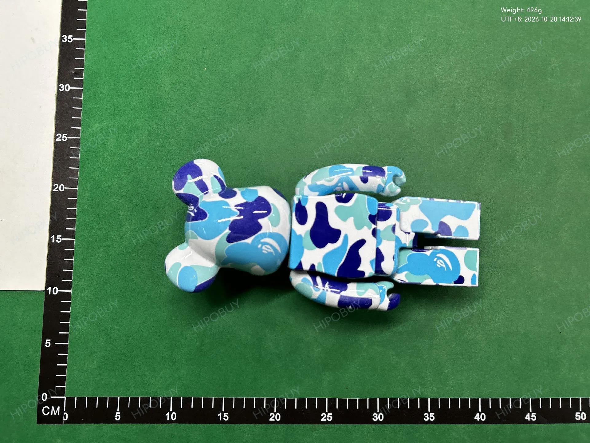 Foto QC 5 de Medicom Toy BE@RBRICK BAPE Play Camo Green 400% ABS Figure