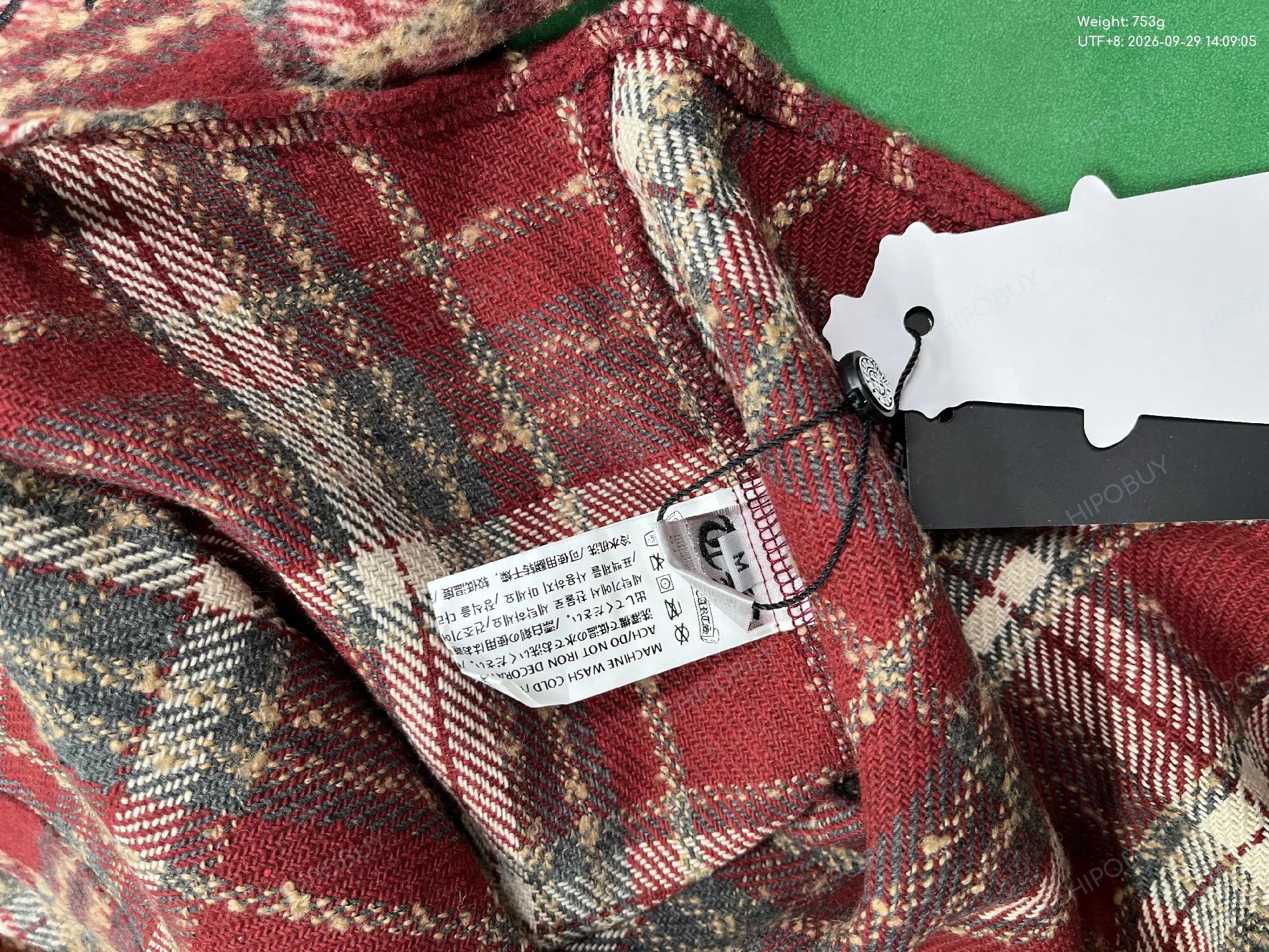 Foto QC 1 de Unbranded Flannel Jacket Plaid Black Brown