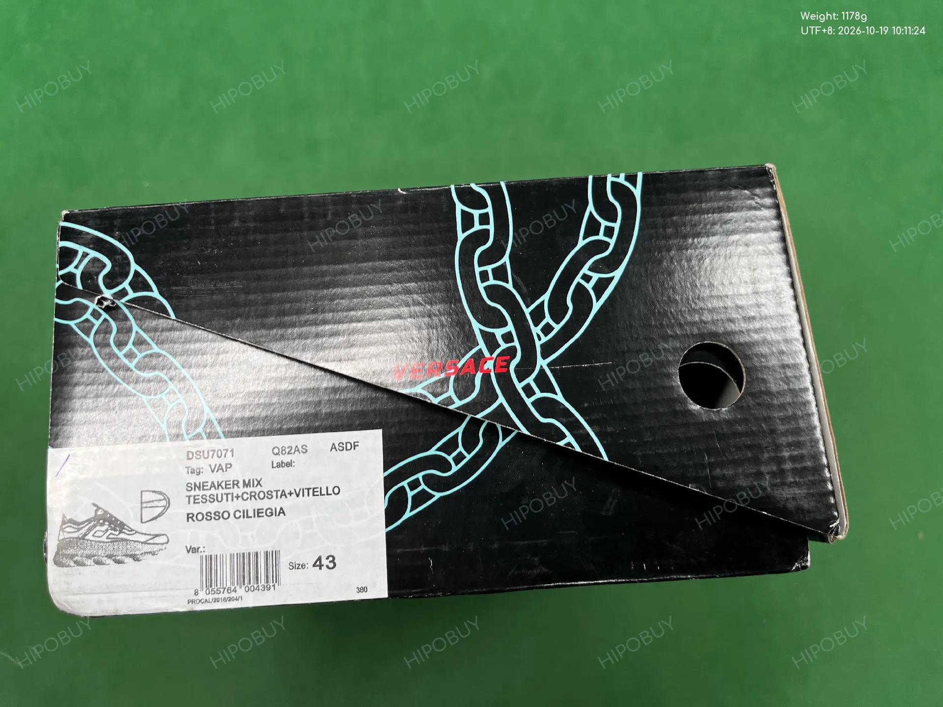 Foto QC 8 de Versace Chain Reaction Low Black White
