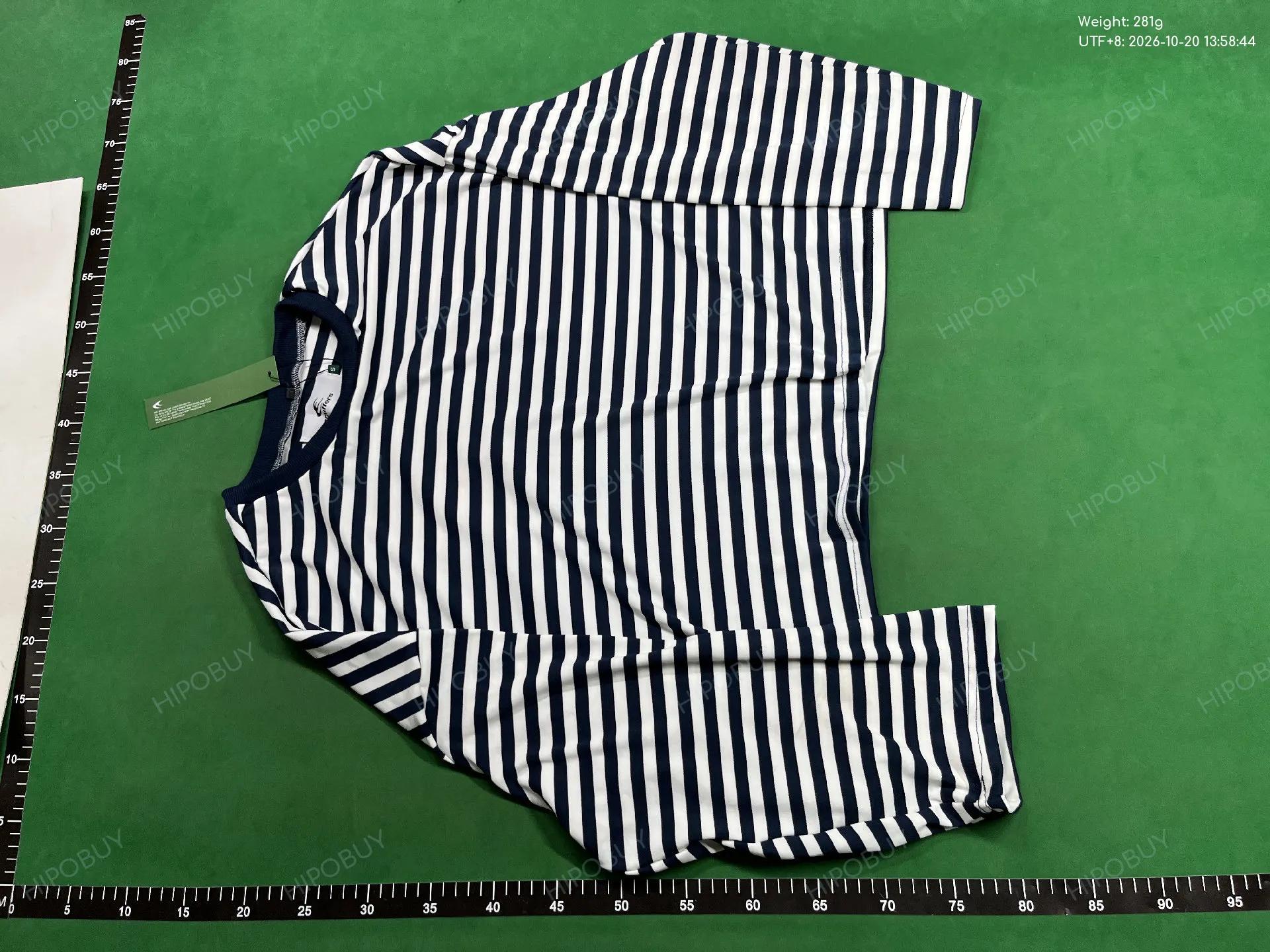 Foto QC 2 de Scuffers T-shirt Striped Logo Navy White