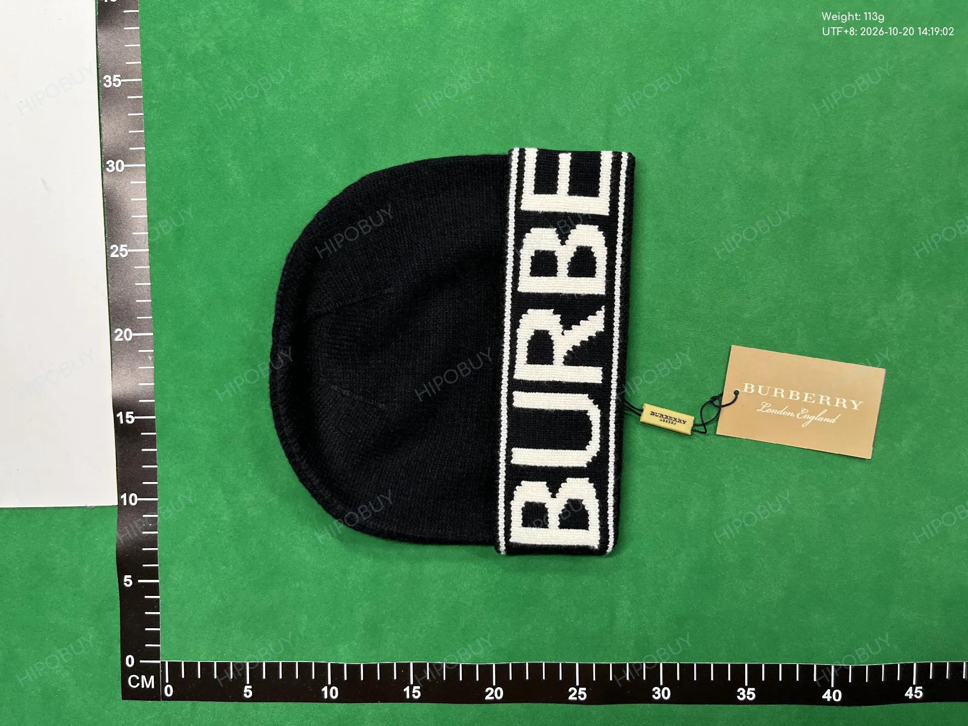 Foto QC 3 de Burberry Logo Beanie Camel
